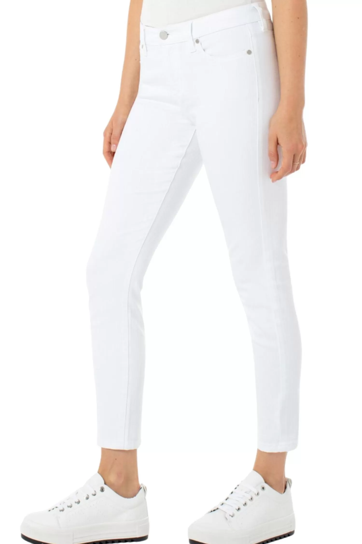 Liverpool L.A Women's Jeans*Abby Skinny Ankle - White - AT2