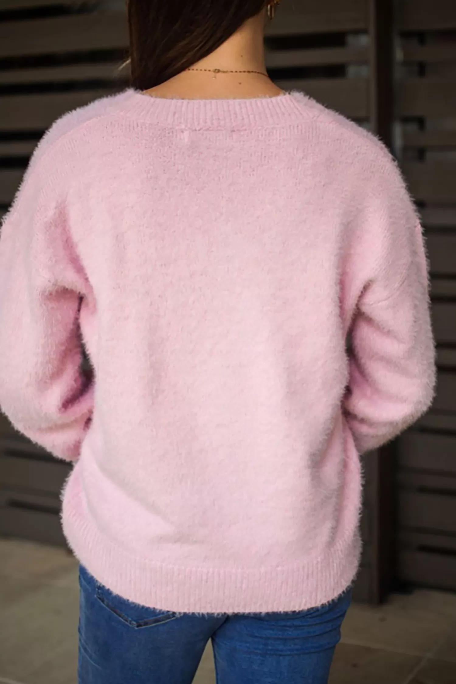 Pizazz Boutique Jumpers & Knitwear*Aurelia Jumper - Baby Pink - SO6