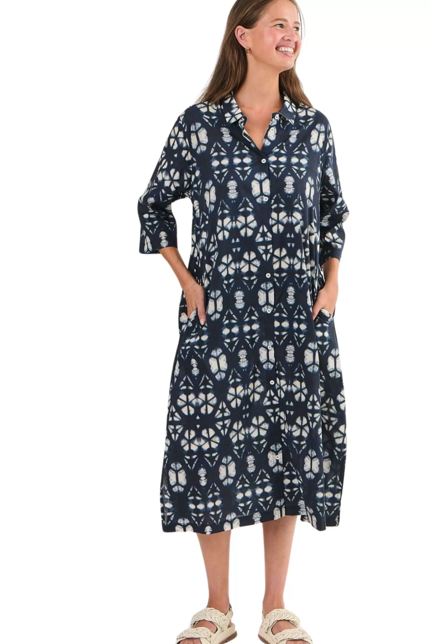 Namastai Dresses*Avalon Cotton Dress - Fracture - N15