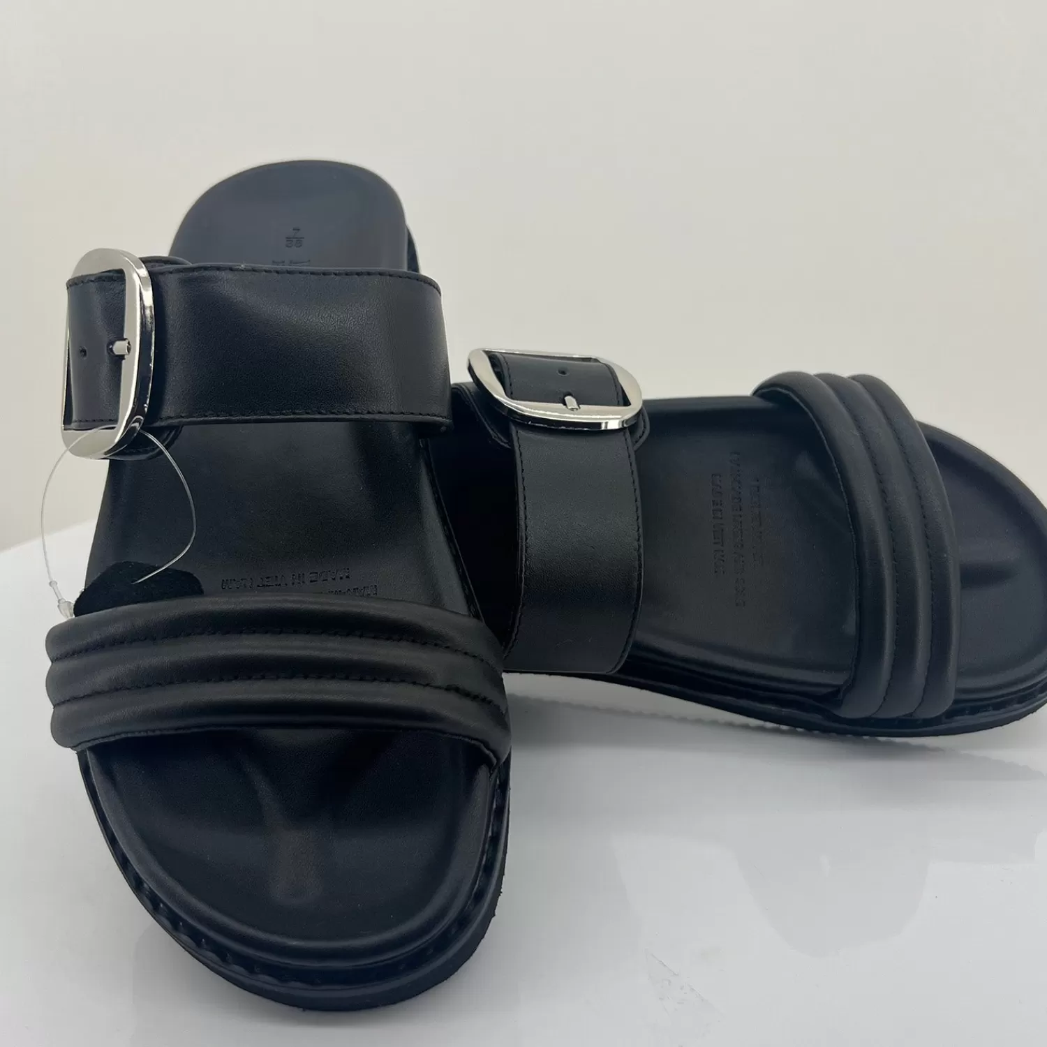 Human Sandals*Bailey Slides - Black - HS5
