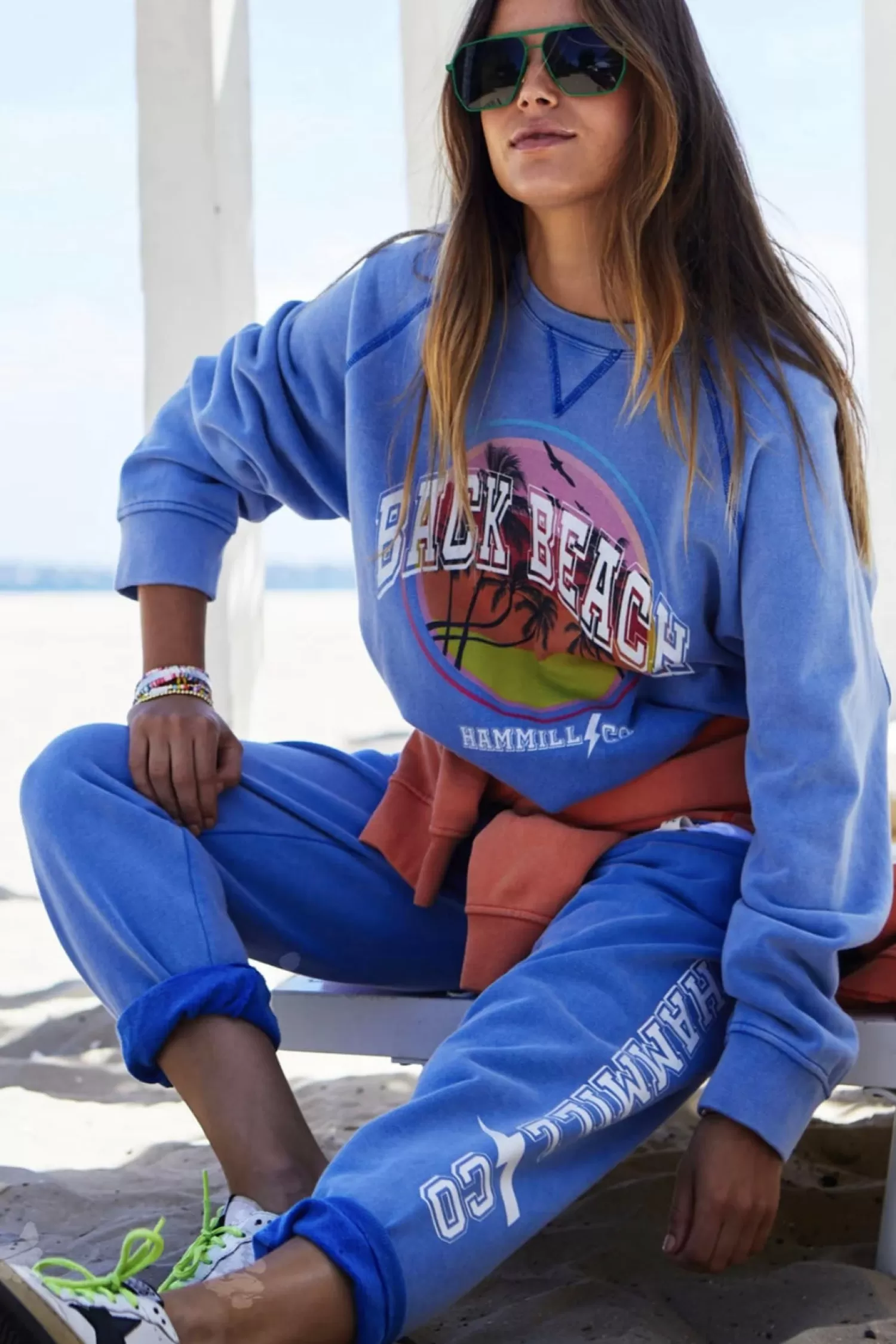 Hammill + Co Jumpers & Knitwear*Beach Sweat - Faded Blue - HC20