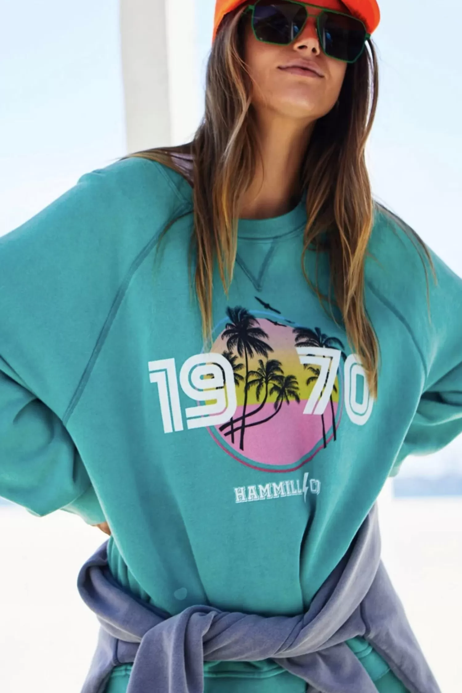 Hammill + Co Jumpers & Knitwear*Beach Sweat - Faded Jade - HC20