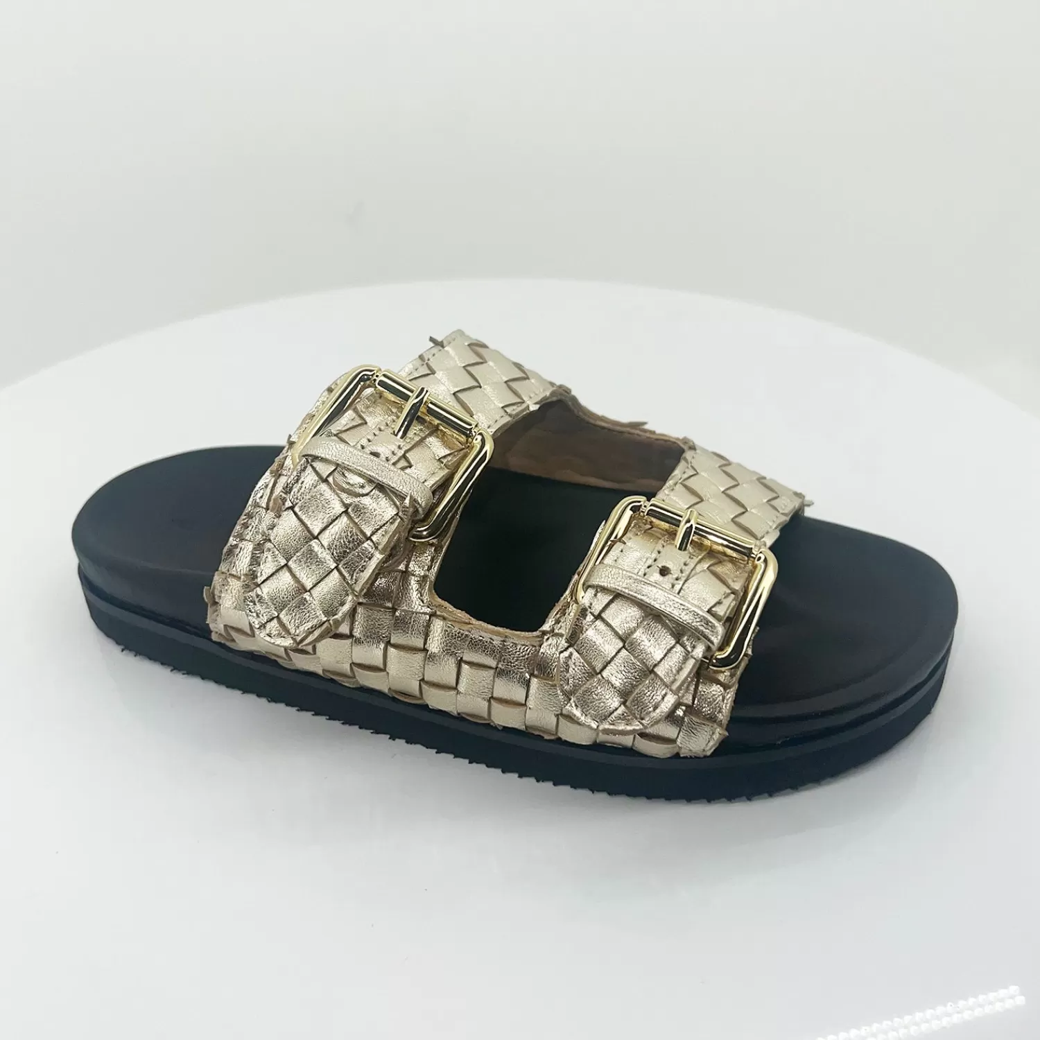 Human Shoes Casual Shoes | Flats*Blair Sandal - Washed Gold -HS8