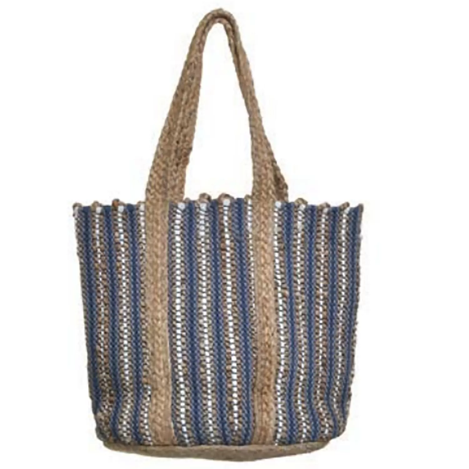 Ble Resort Collection Handbags*Blue Jute Bag - Blue - BL6