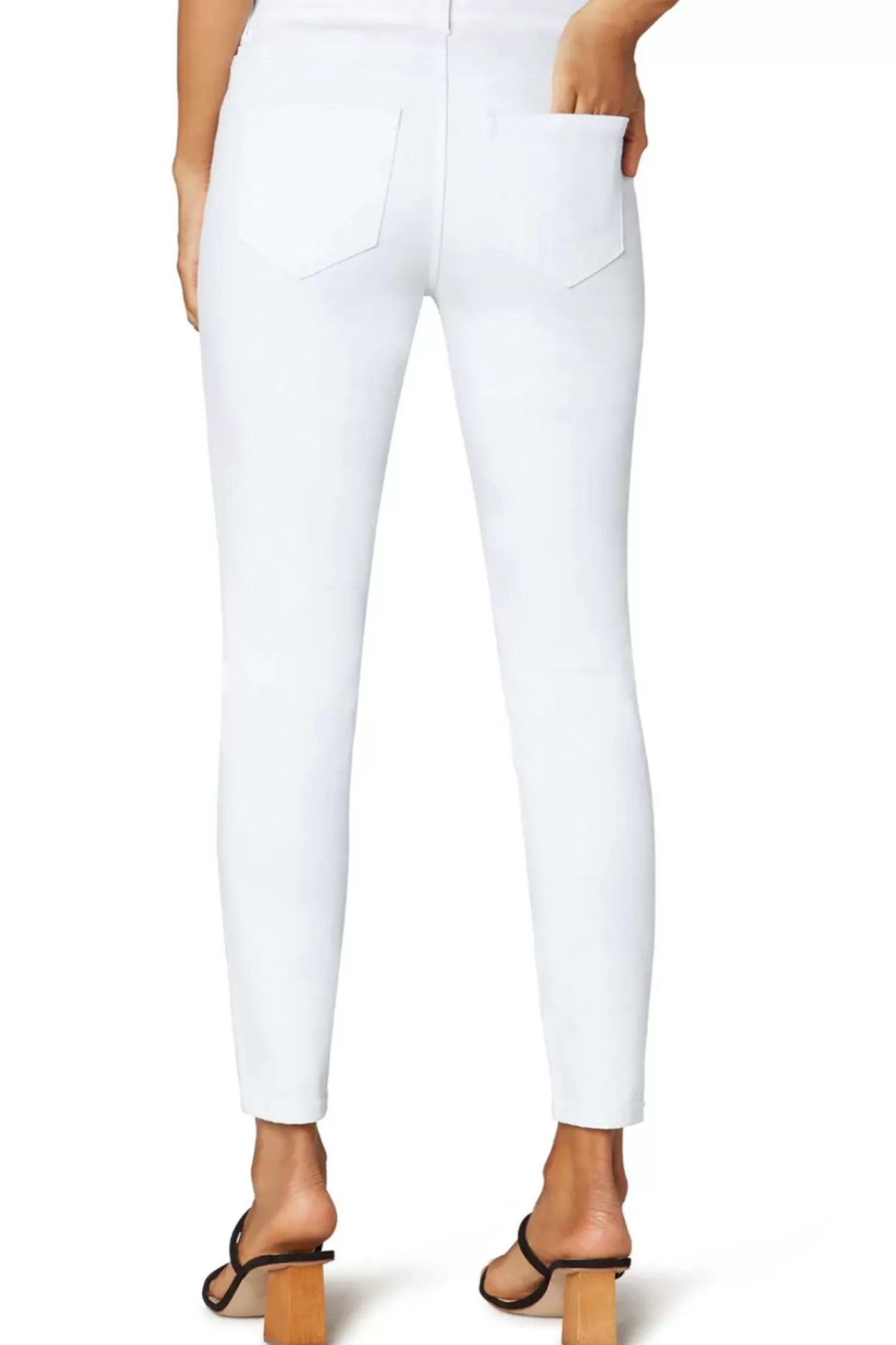 Liverpool L.A Women's Jeans*Bright White Gia Glider Ankle Jean - AT8