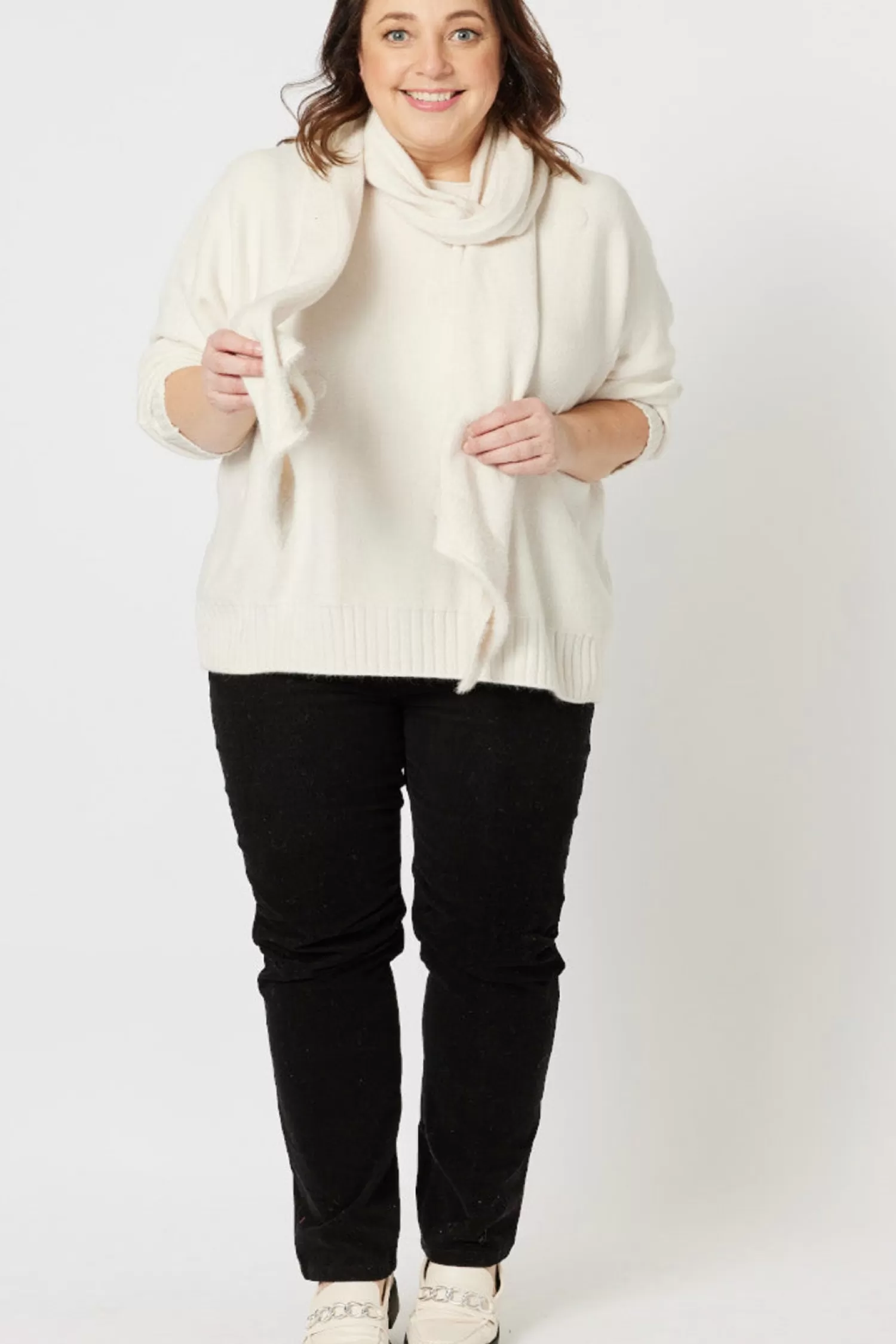Gordon smith Jumpers & Knitwear*Brooke Spot Knit With Scarf - GS18