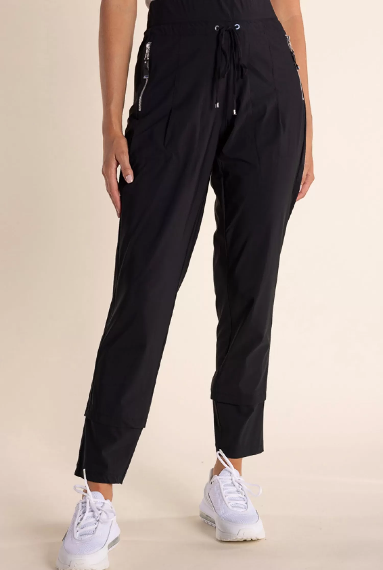 Two-T's Ladies Pants*Caroline Panelled Pant - Black - TT48