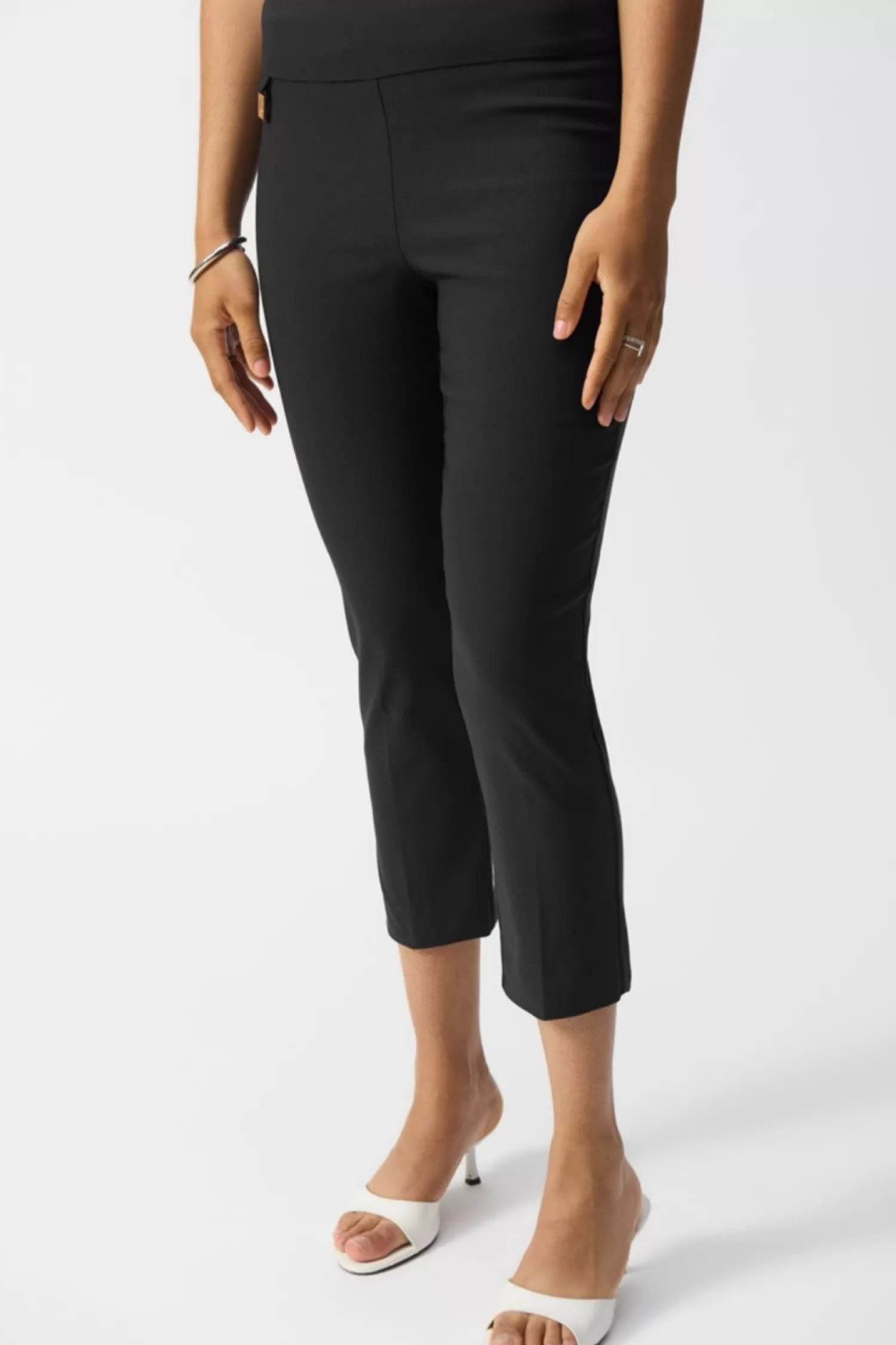 Joseph Ribkoff Ladies Pants*Claire Cropped Pant - Black - JR64
