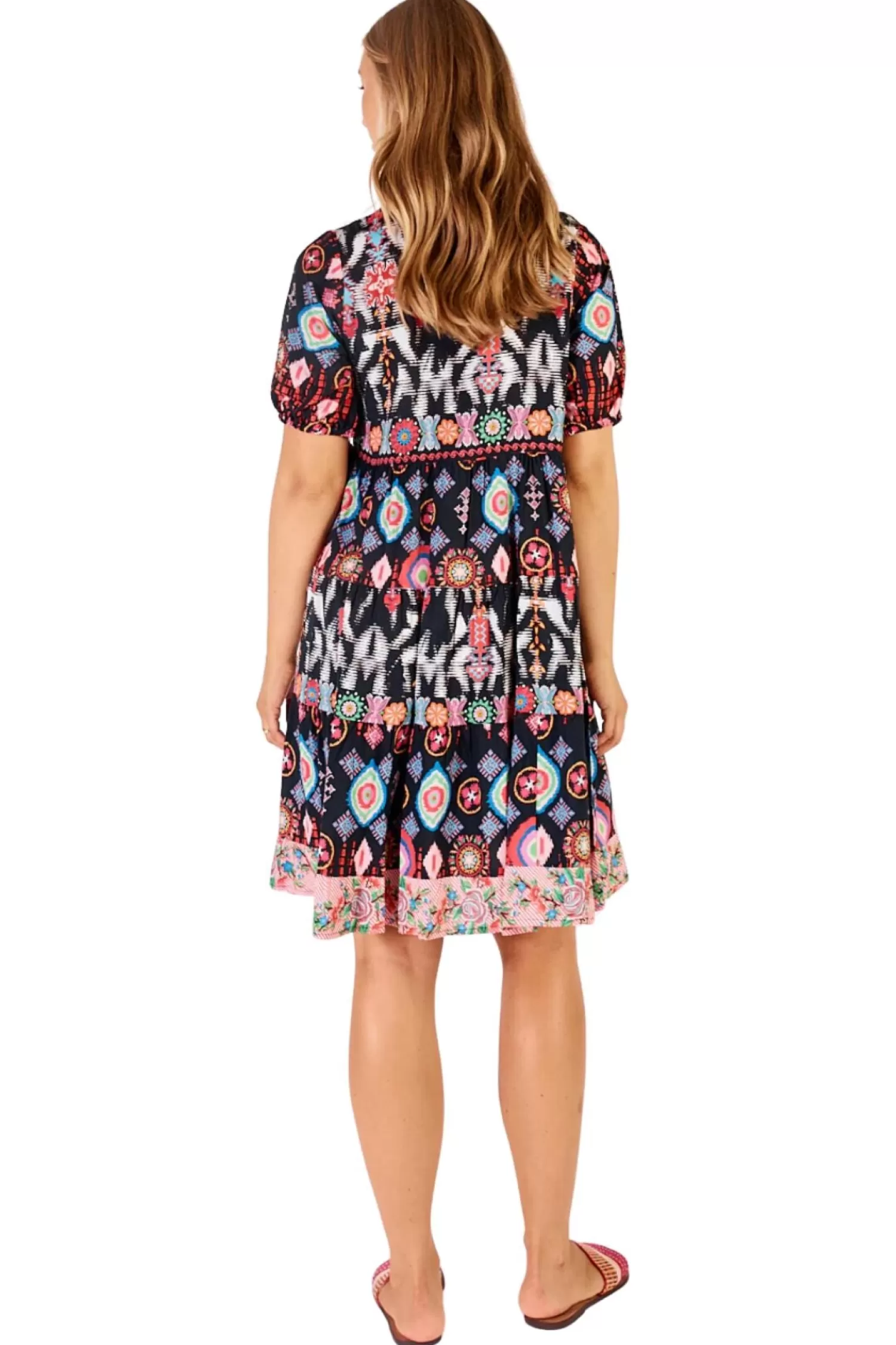 Lula Life Dresses*Clara Tiered Dress - Print - LL9