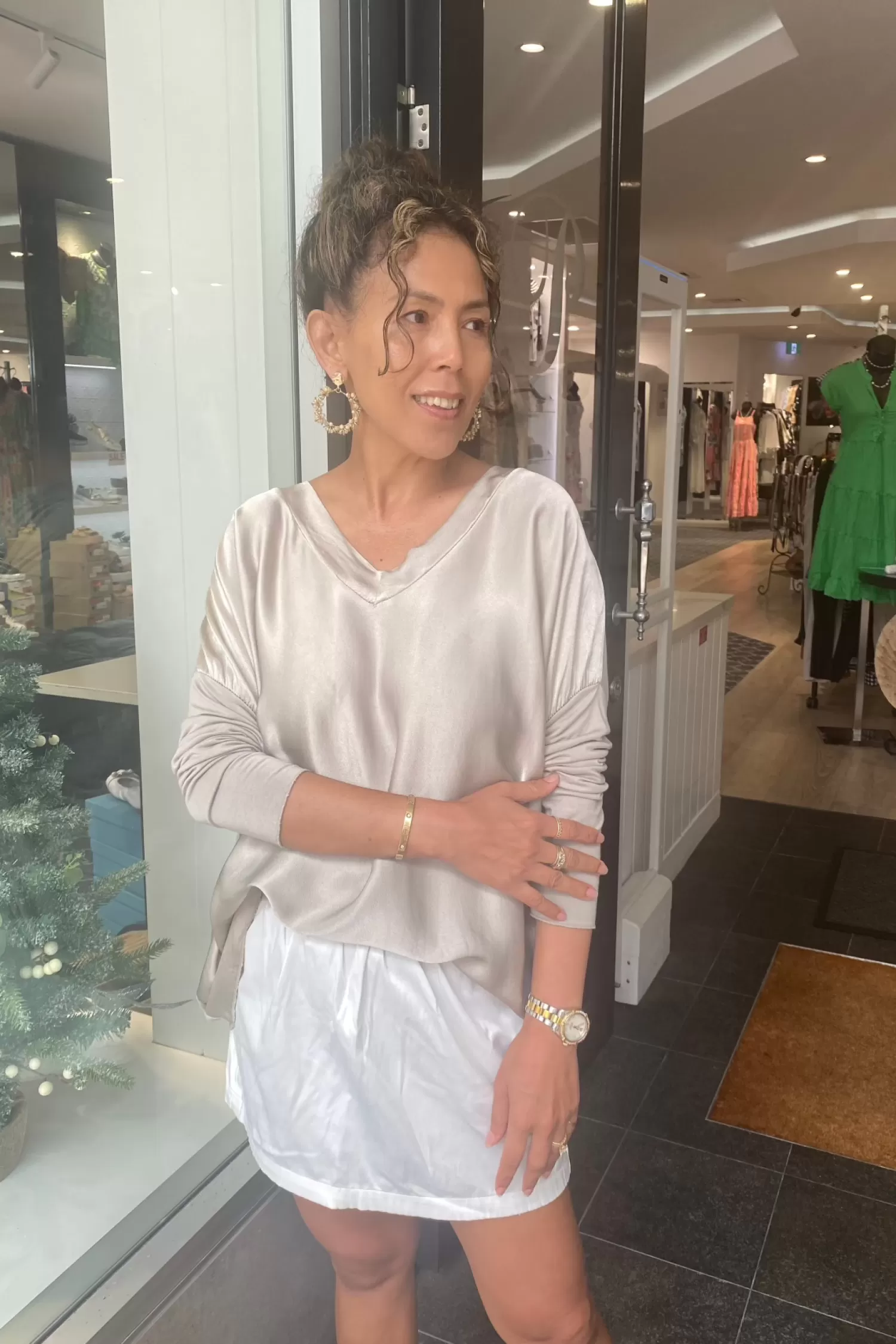 Cindy G Shirts & Tops*Clarice Top - Fawn - CG5