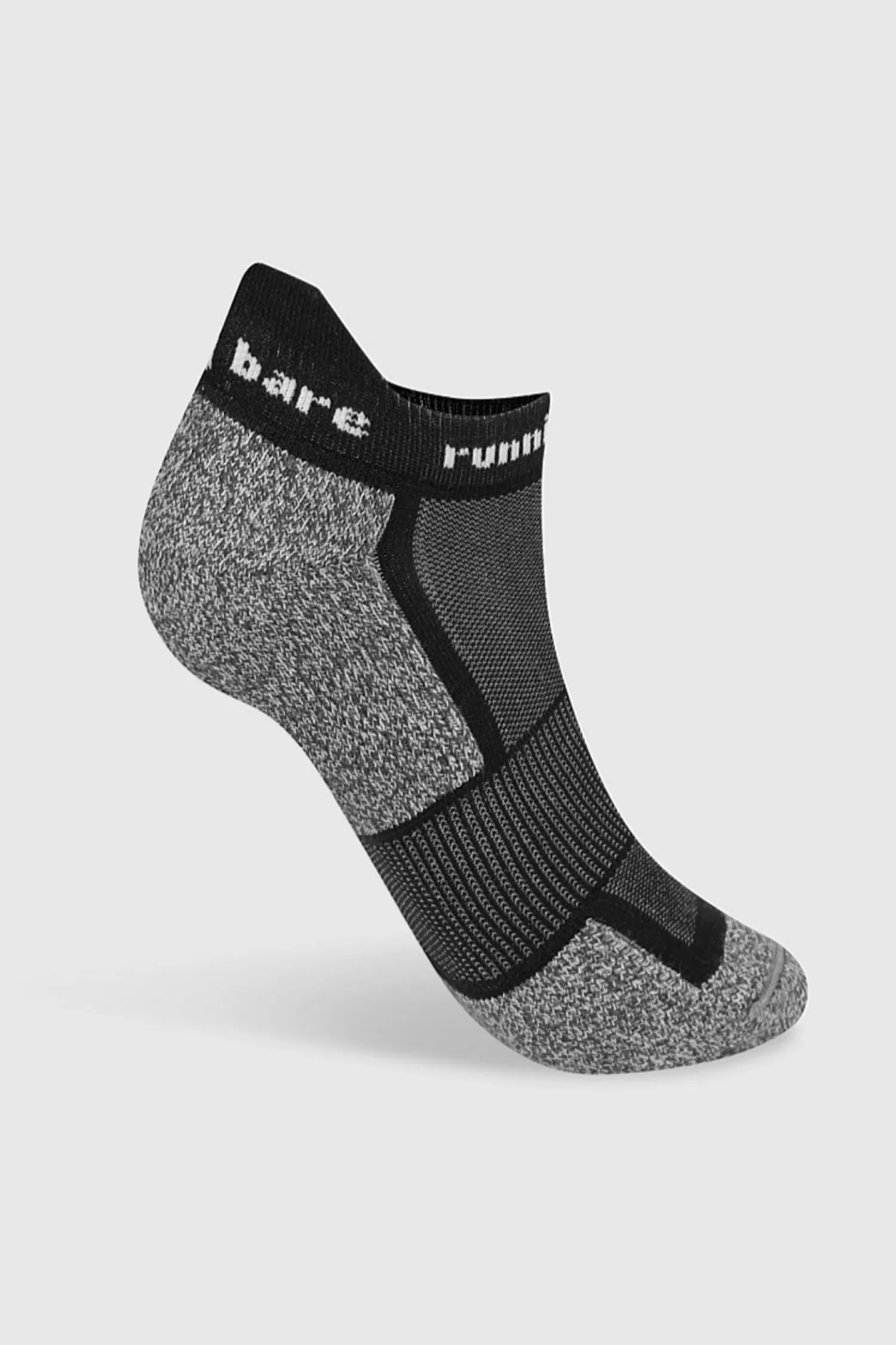 Running Bare Activewear*Coolmax Sock - Black - RB11