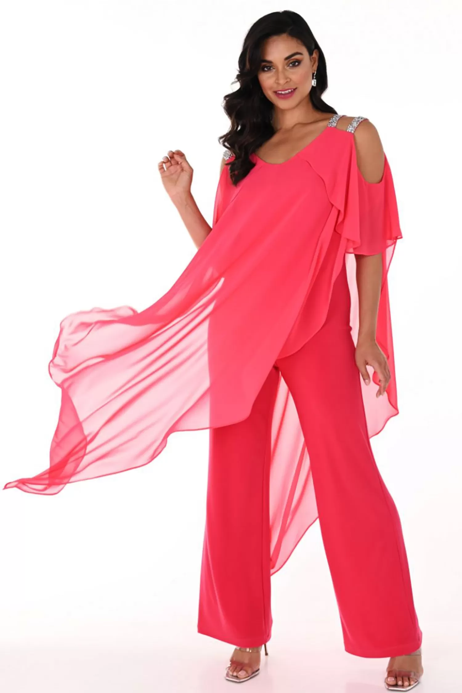 Frank Lyman Jumpsuits | Weddings & Events*Corlette Jumpsuit - Dahlia - FL272