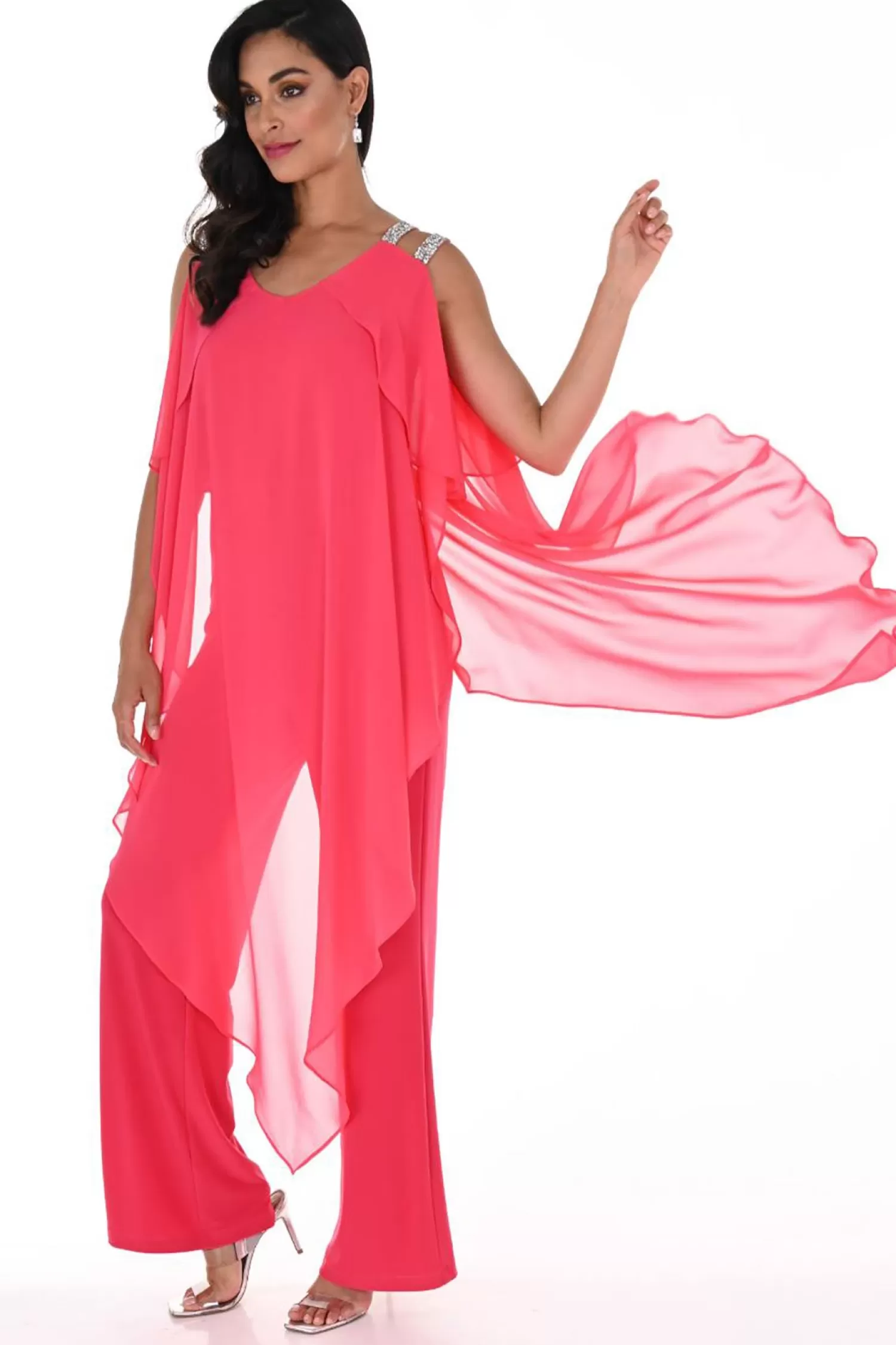 Frank Lyman Jumpsuits | Weddings & Events*Corlette Jumpsuit - Dahlia - FL272