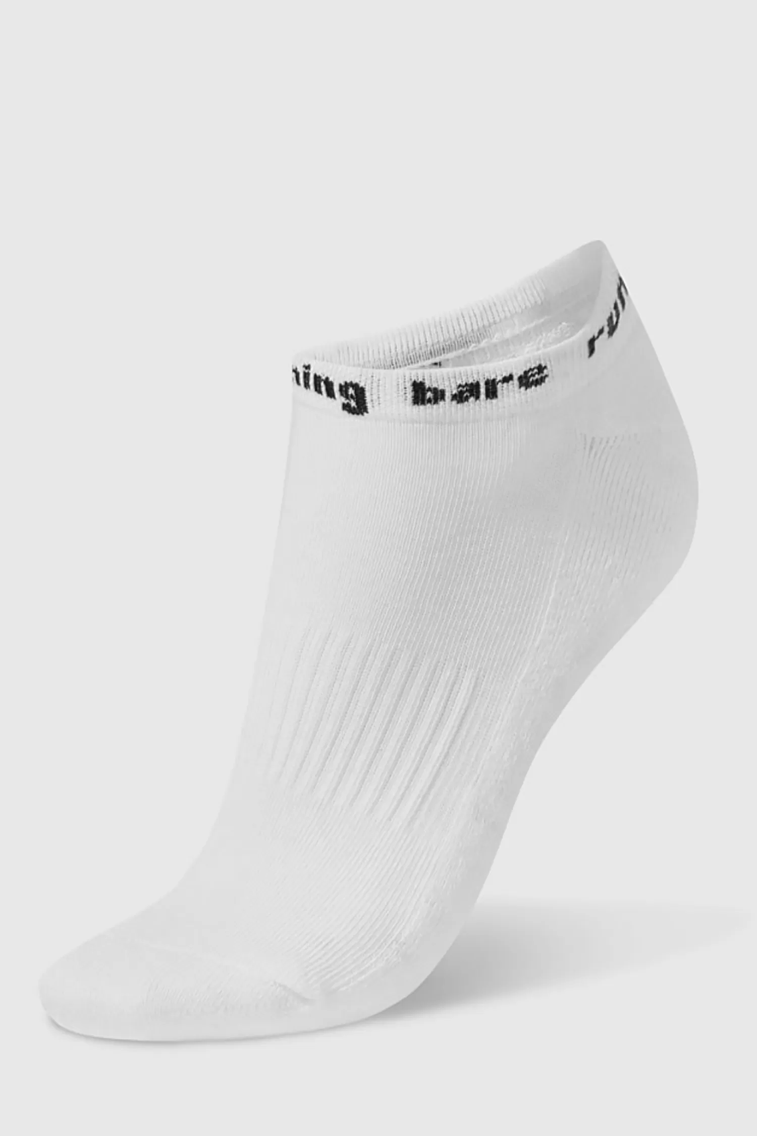Running Bare Activewear*Cotton Soft Sports Sock - White - RB12