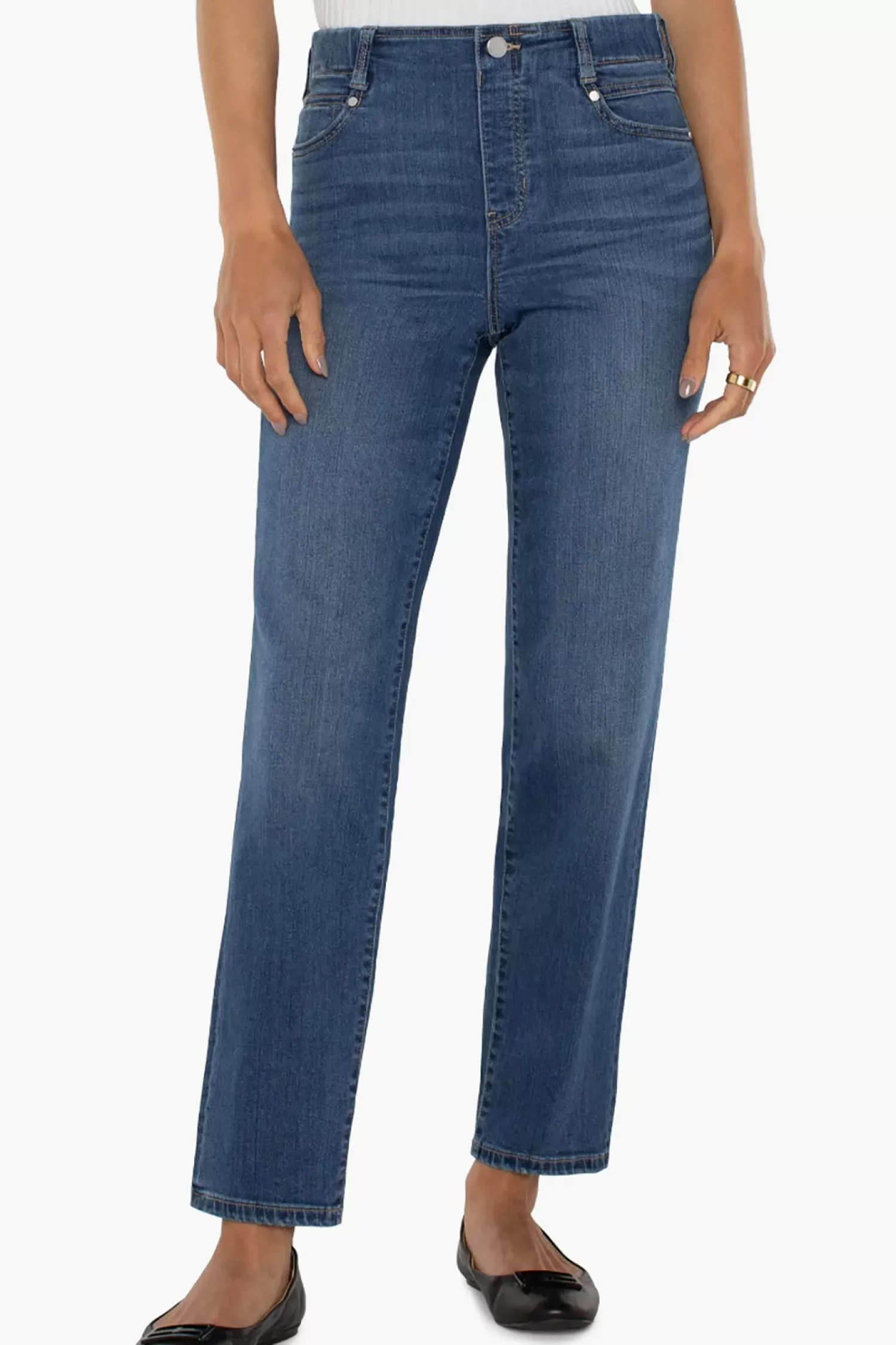 Liverpool L.A Women's Jeans*Crop Gia Glider Slim - Sage Creek - AT9
