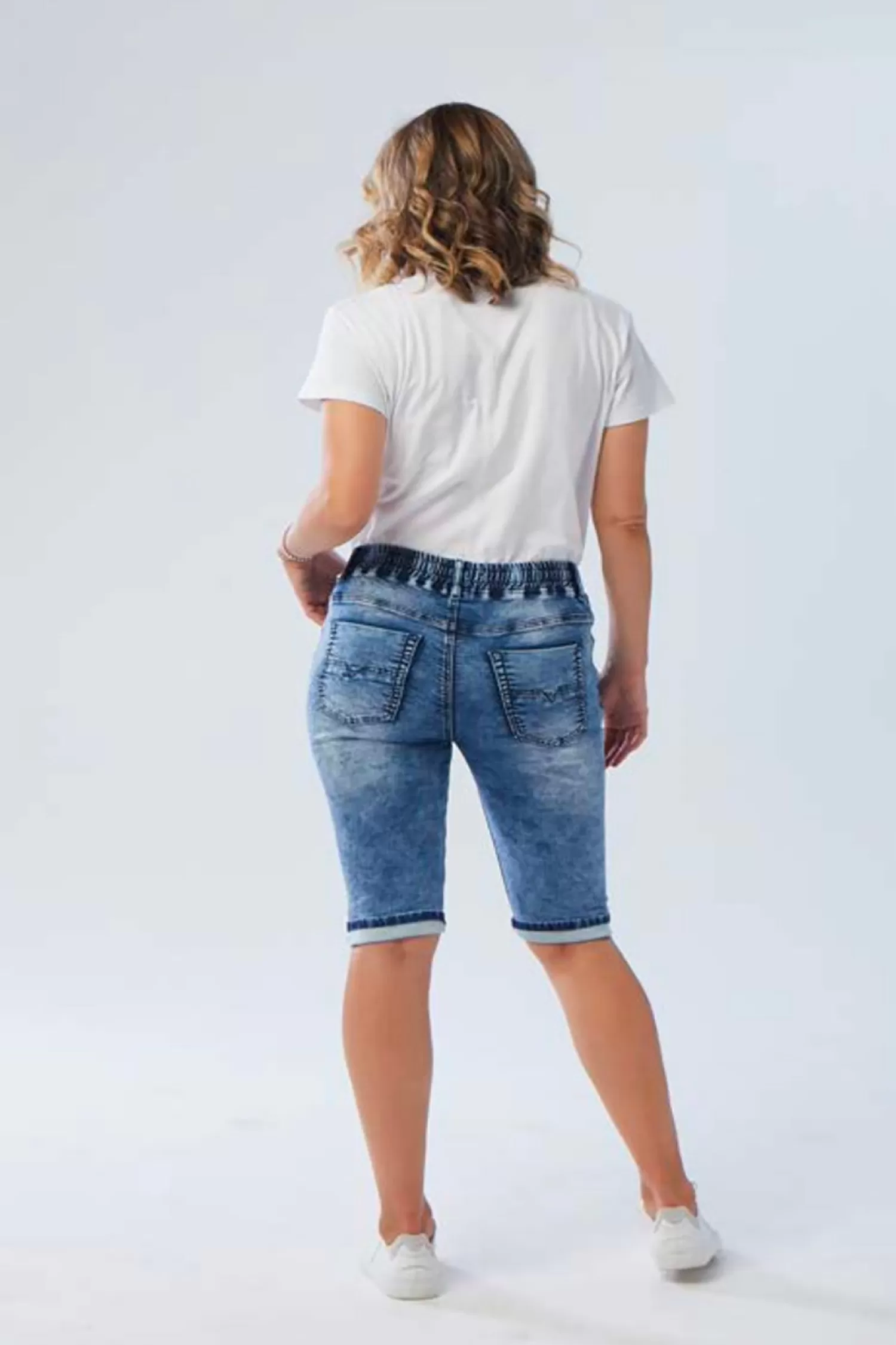 New London Jeans Shorts*Dundee Hybrid Jogger Short - WASH - NLJ21