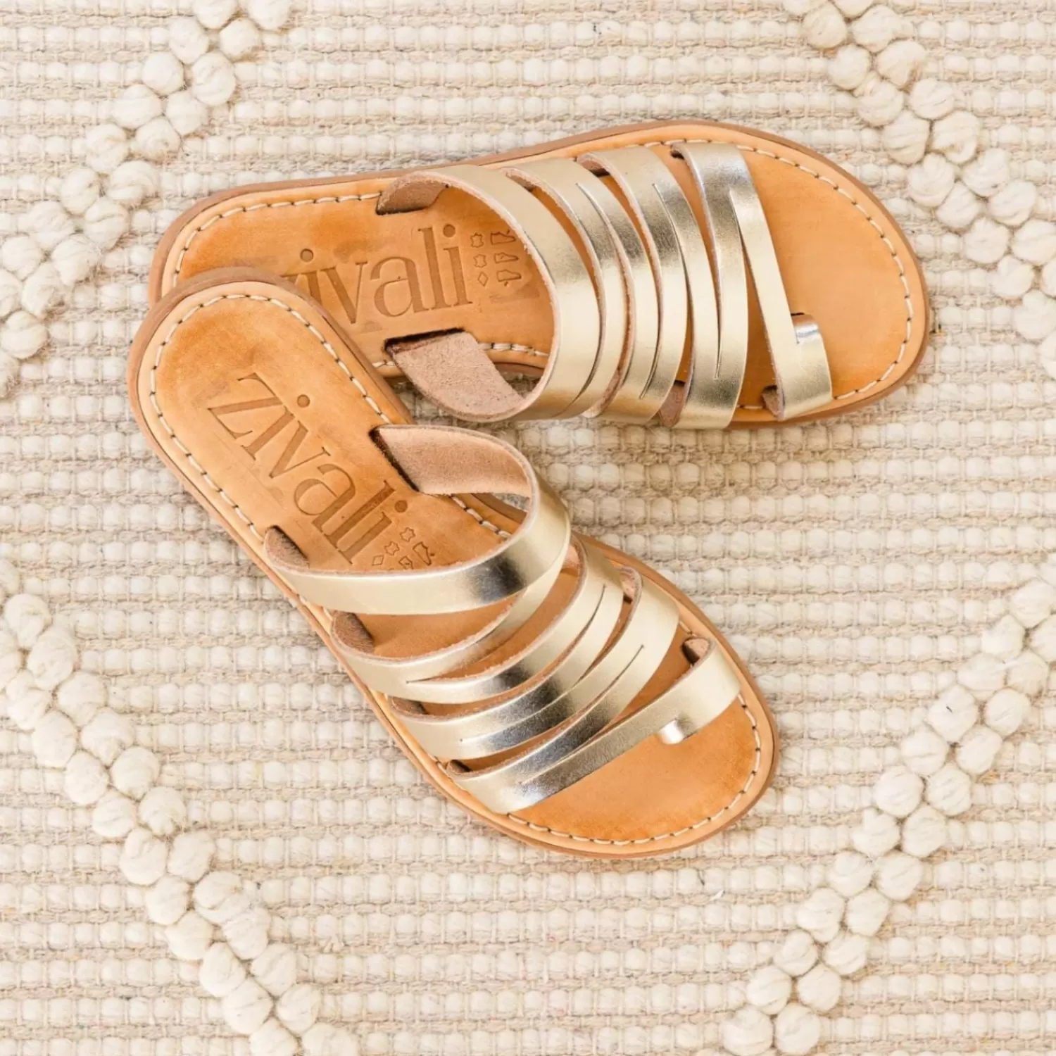 Zivali Sandals*Eleni Sandal - Gold - ZV1