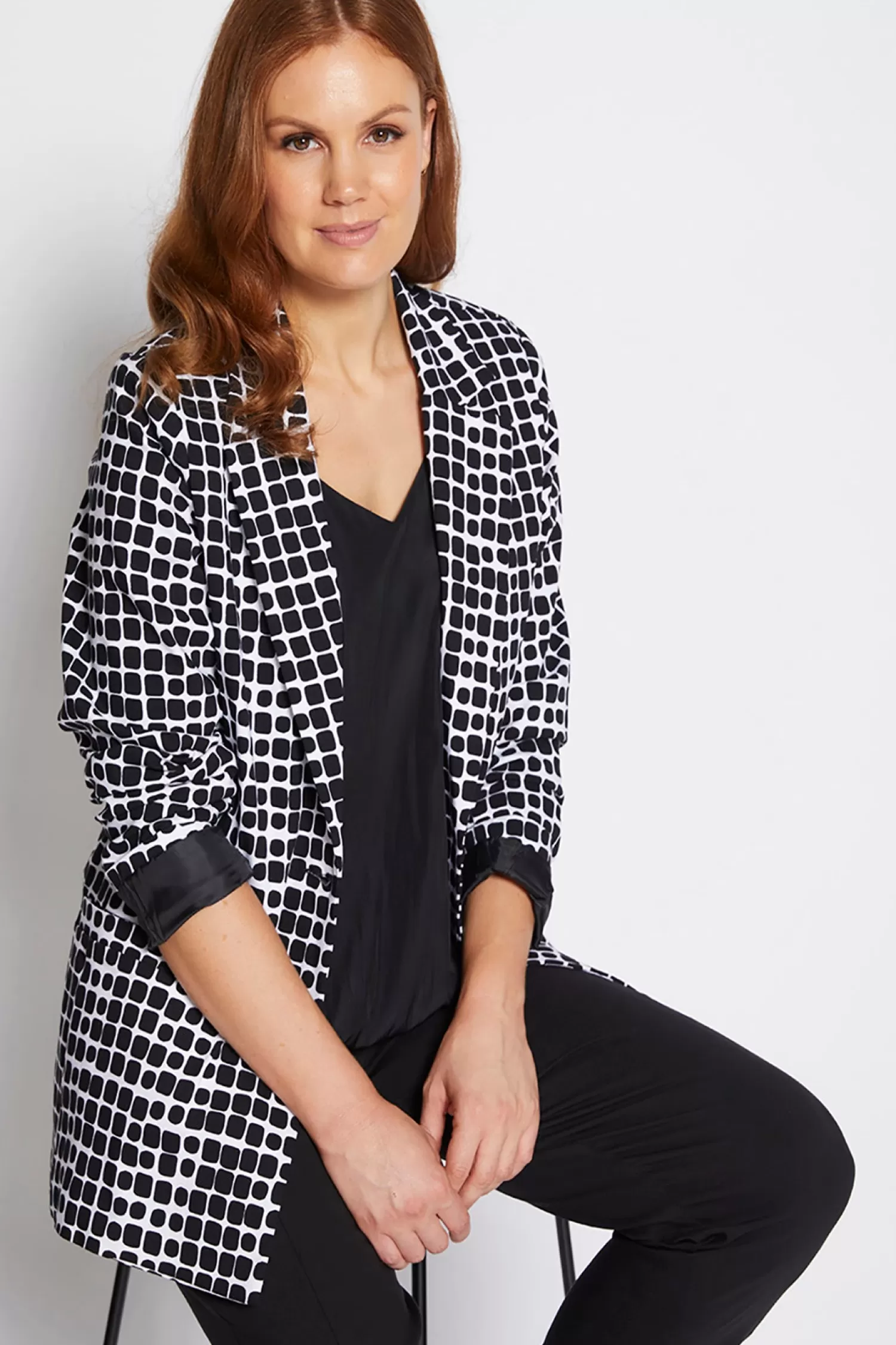 Philosophy Coats & Jackets*Equation Blazer - Black Stark - PH24