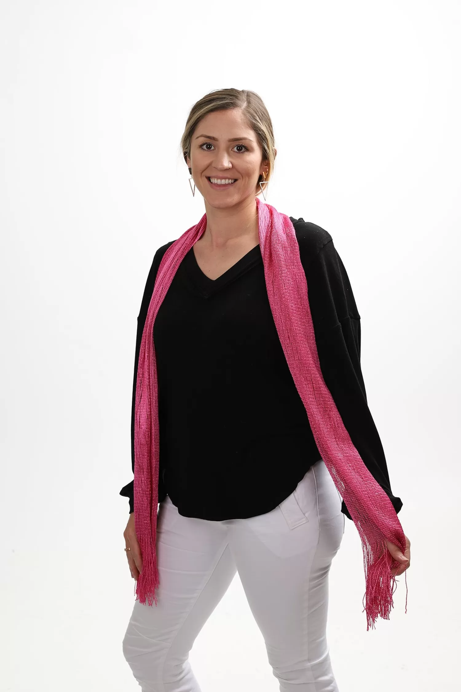 Stellar Rose Scarves & Wraps*Gatsby Shawl | Hot Pink | SR165