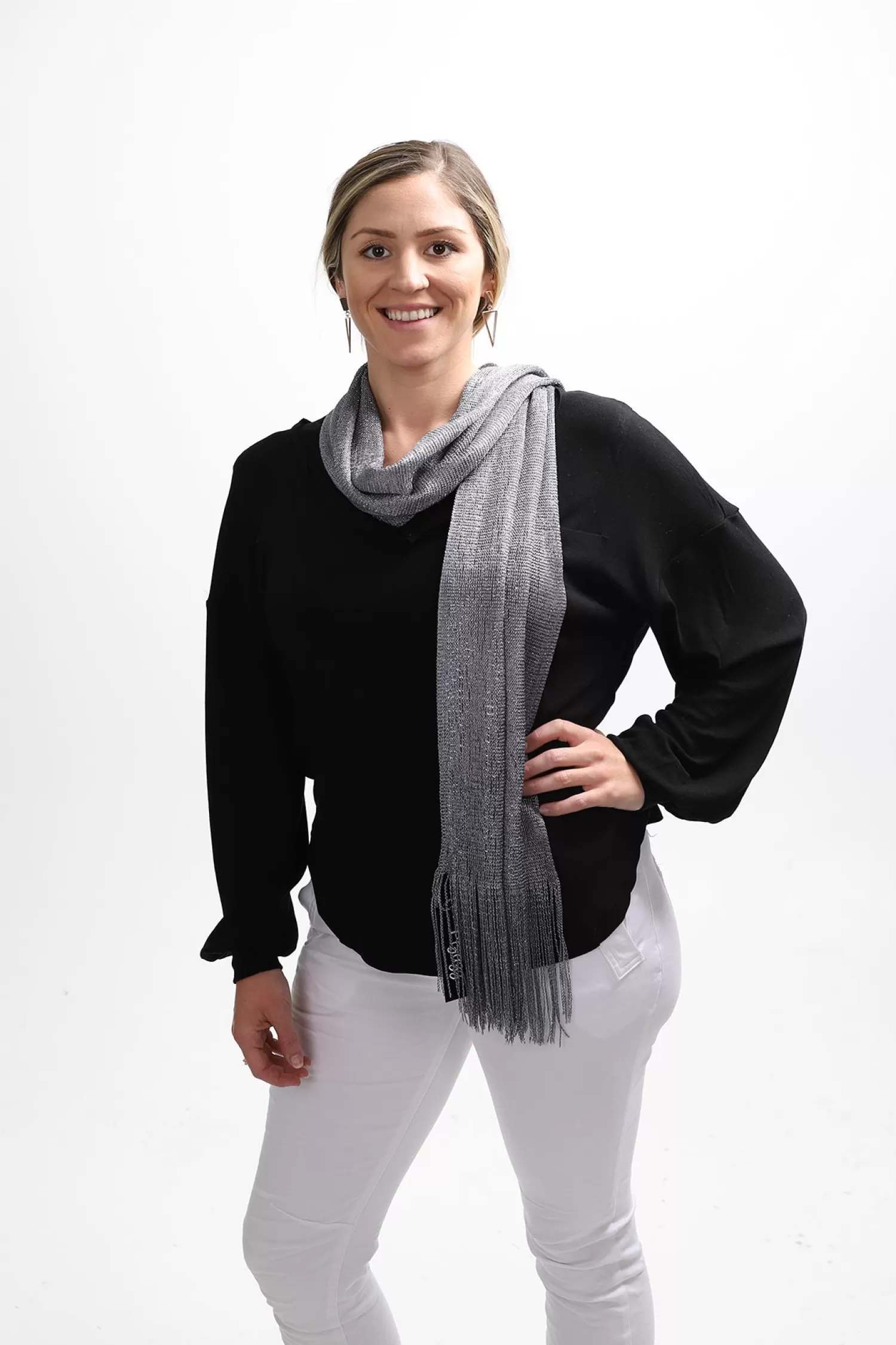 Stellar Rose Scarves & Wraps*Gatsby Shawl | Pewter | SR165