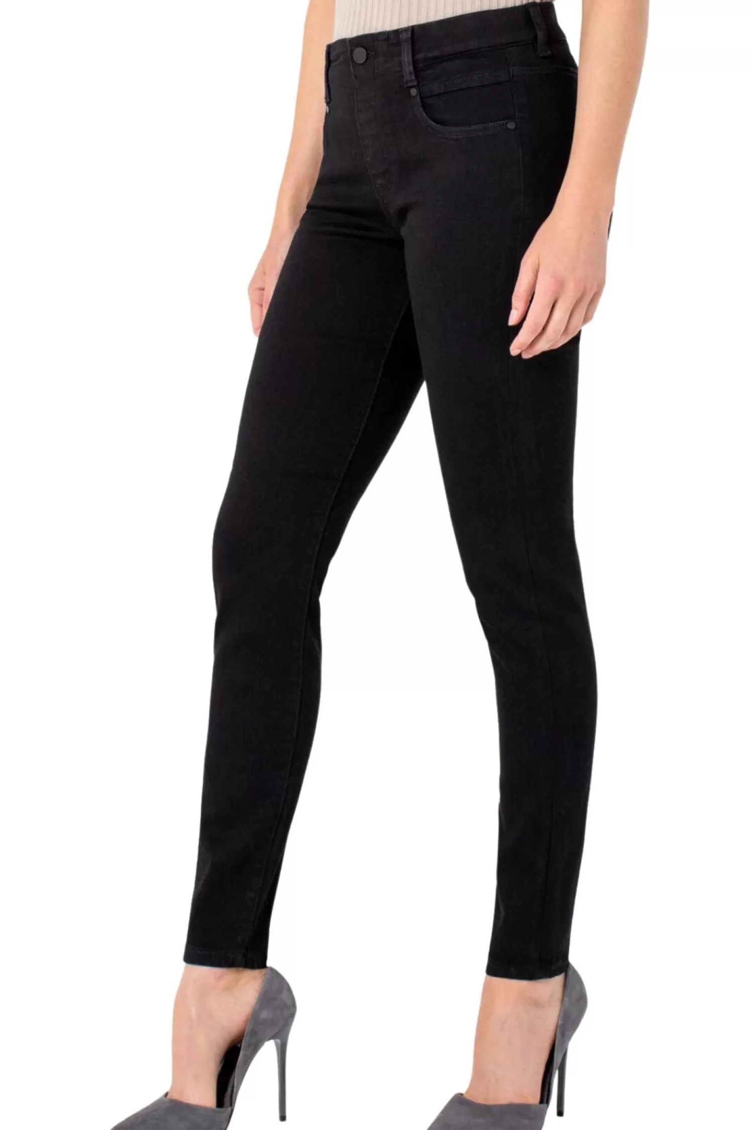 Liverpool L.A Women's Jeans*Gia Glider Jean - Black - AT4