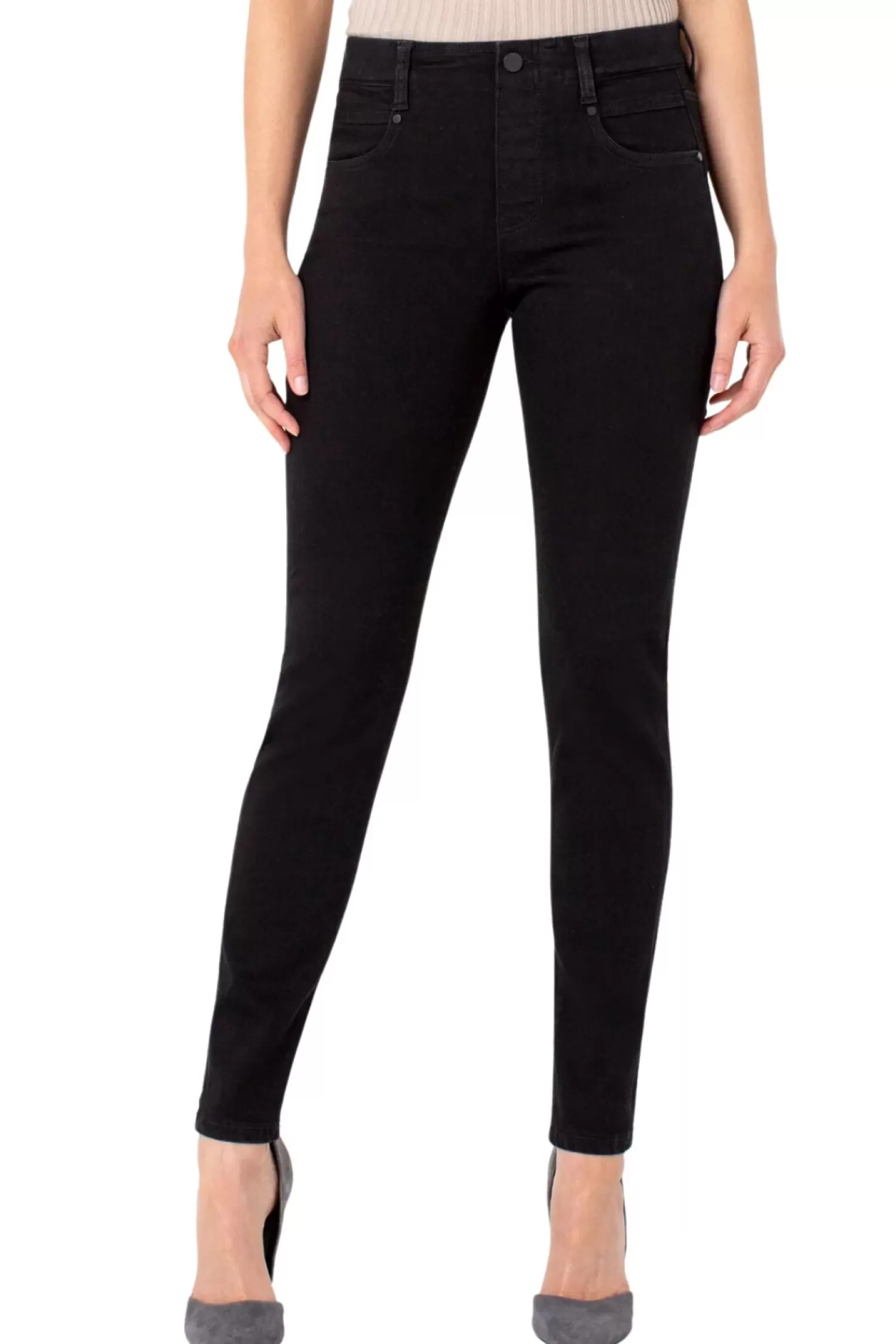 Liverpool L.A Women's Jeans*Gia Glider Jean - Black - AT4