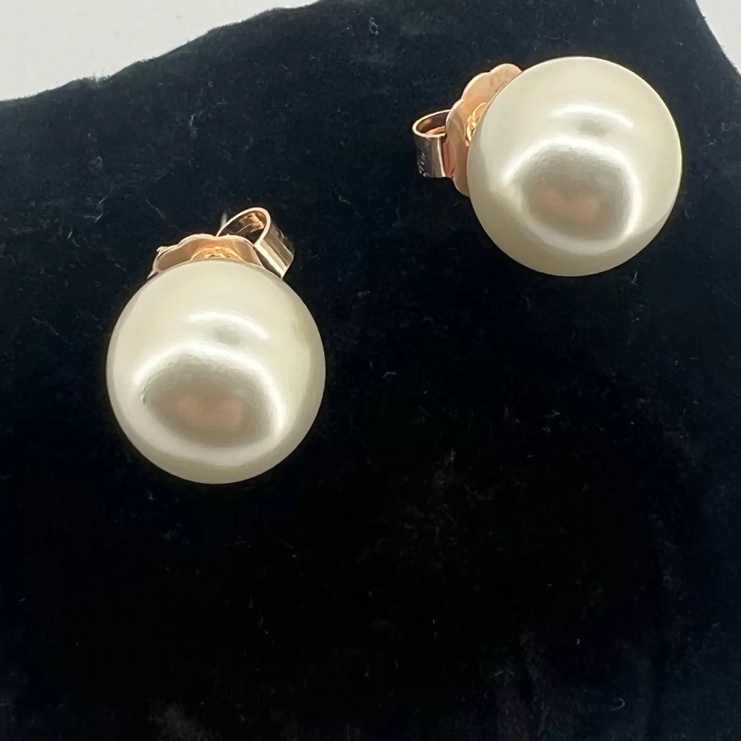 Adorne Jewellery*Glass Pearl Stud Earrings - Pearl - AD22