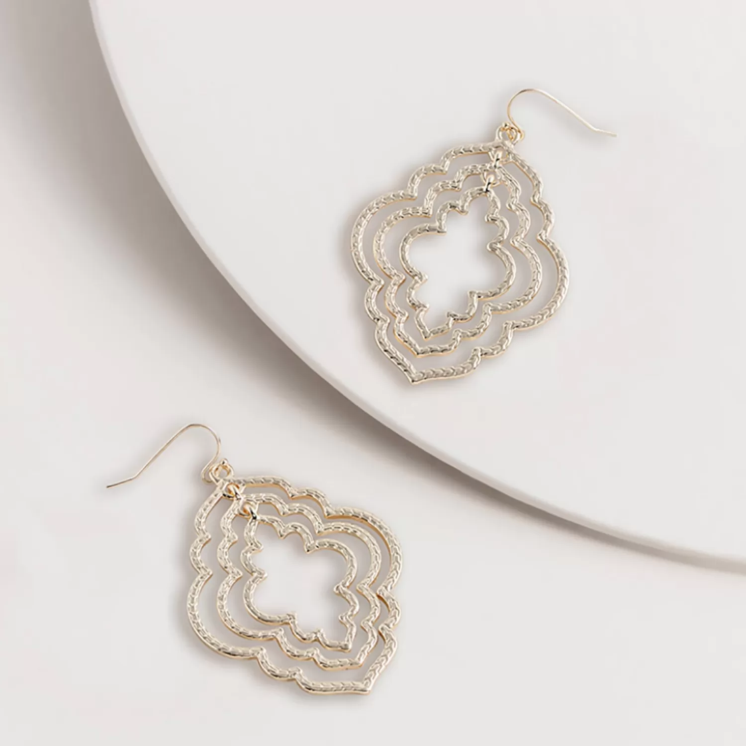 Spice Up Jewellery*Gold Moroccan Window Earring - SM4