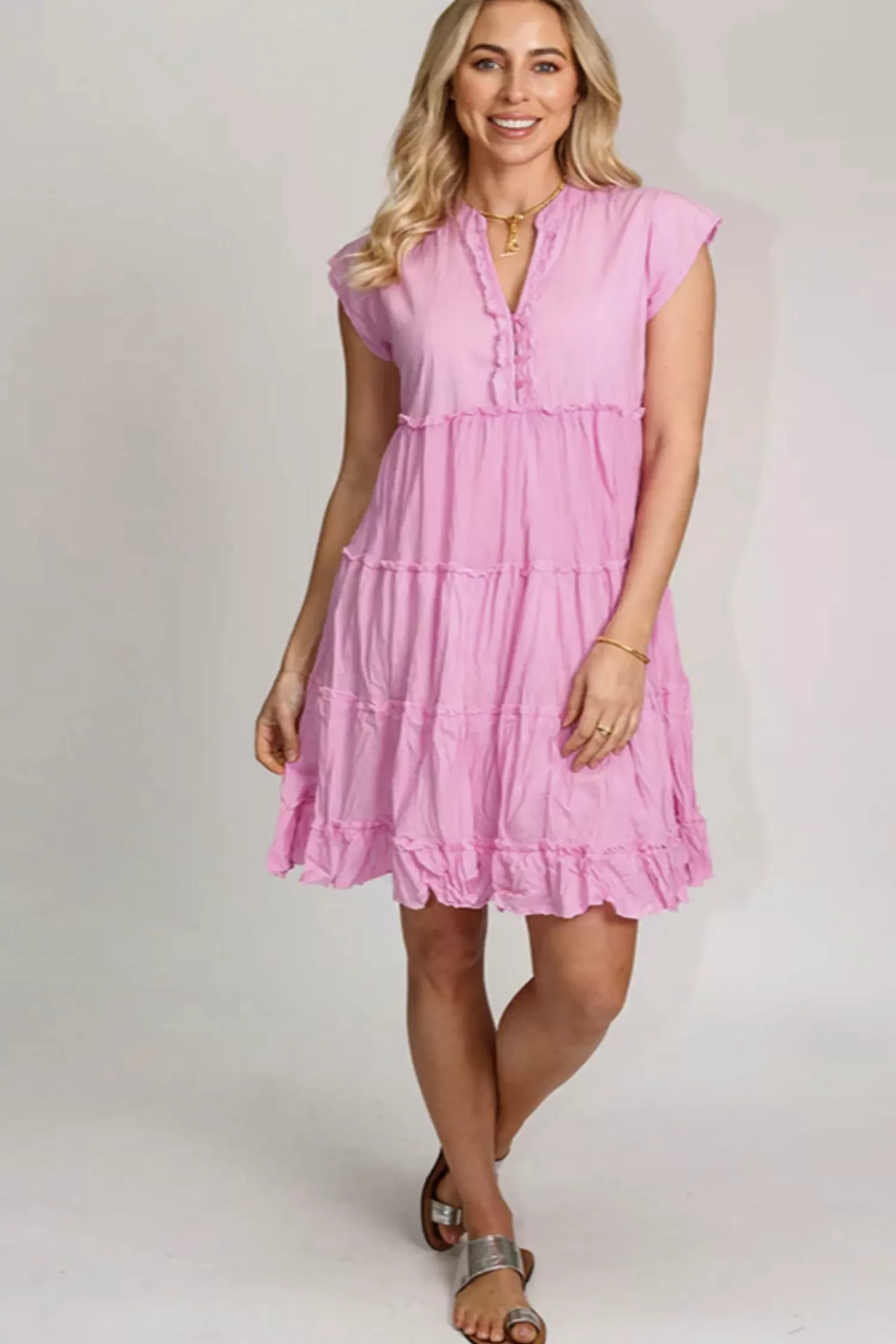 Lula Life Dresses*Gwen Dress - Orchid - LL16