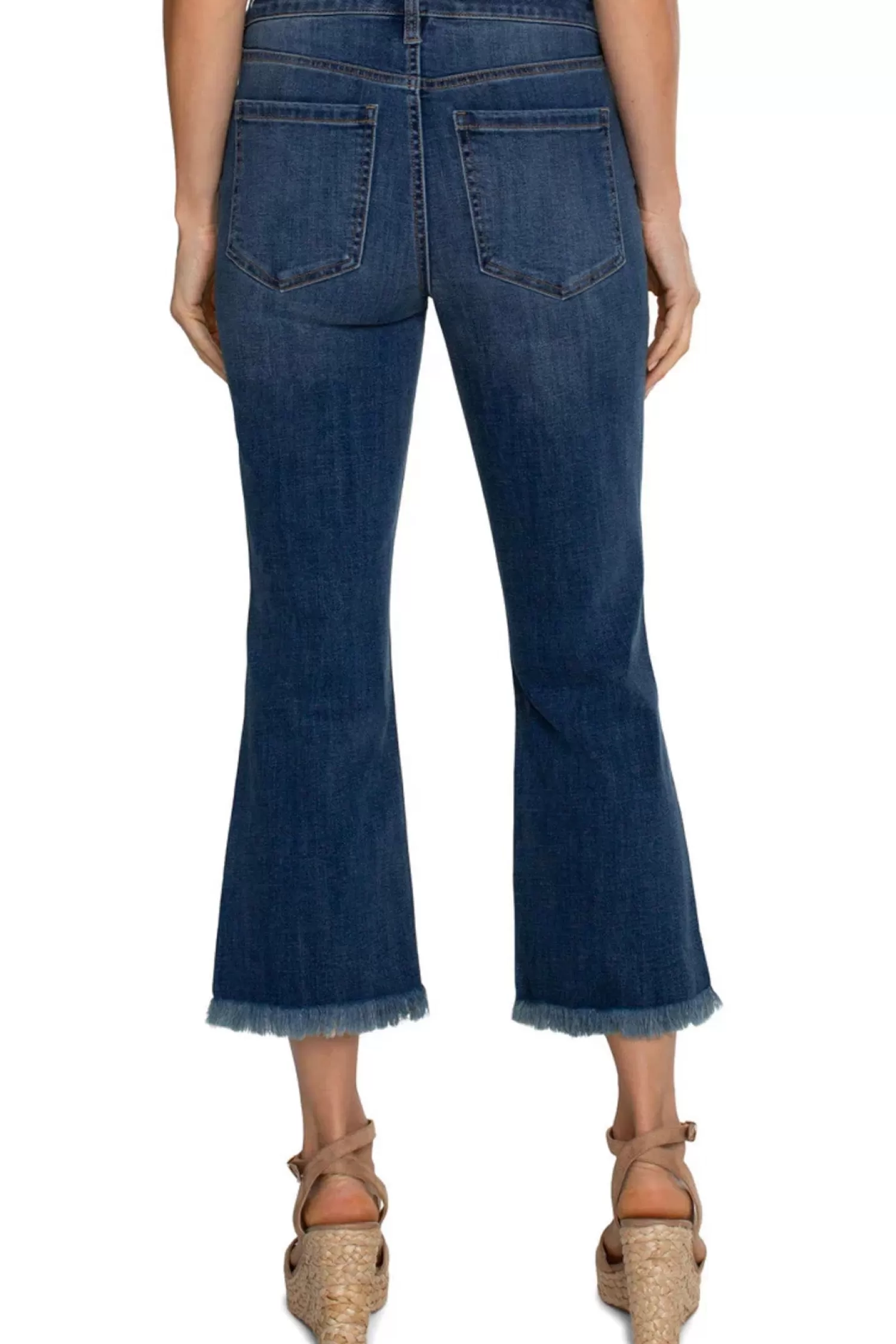 Liverpool L.A Women's Jeans*Hannah Denim Crop Flare Jean - AT1