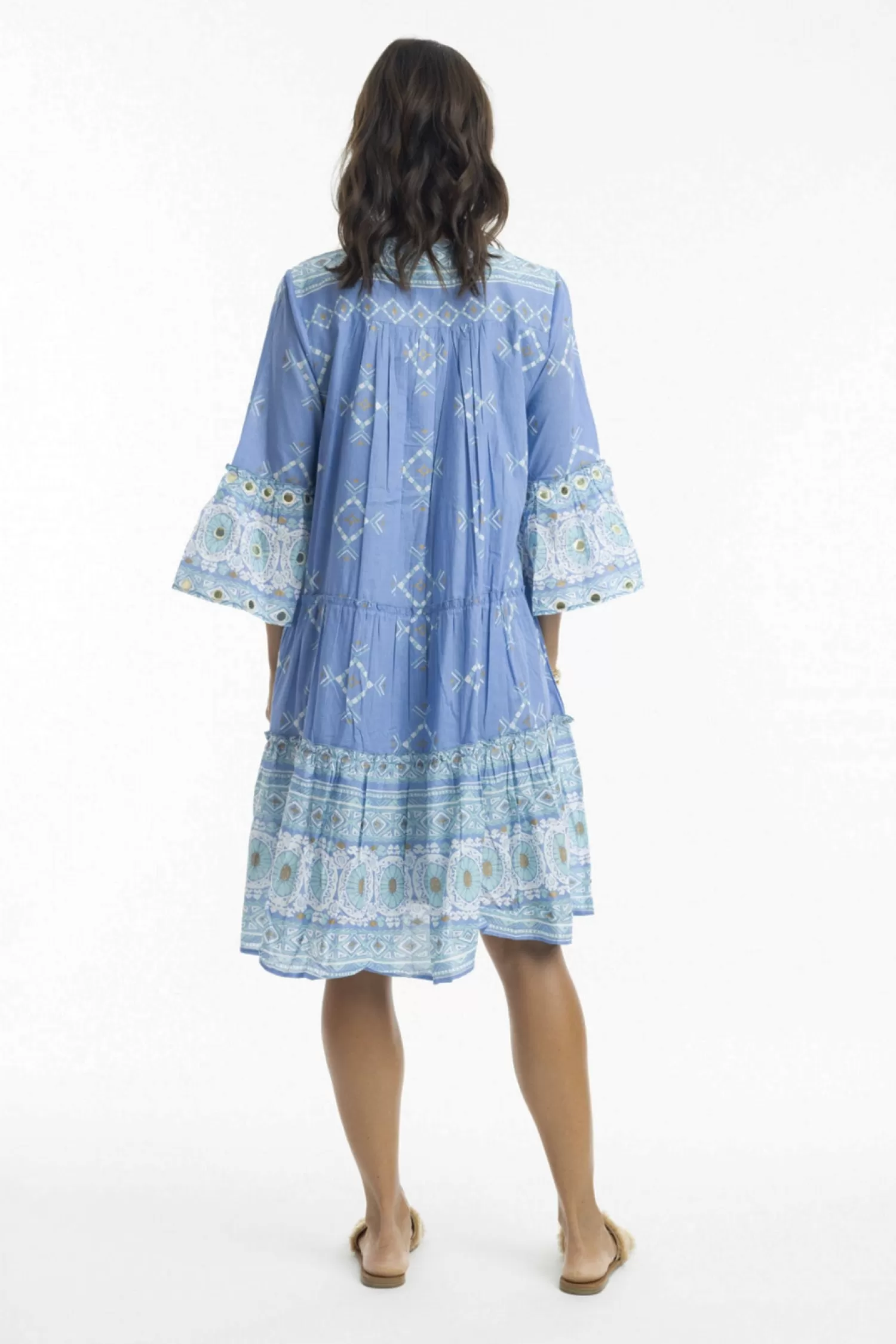 Escape by OQ Dresses*Heidi Layer Dress - Blue - EP21