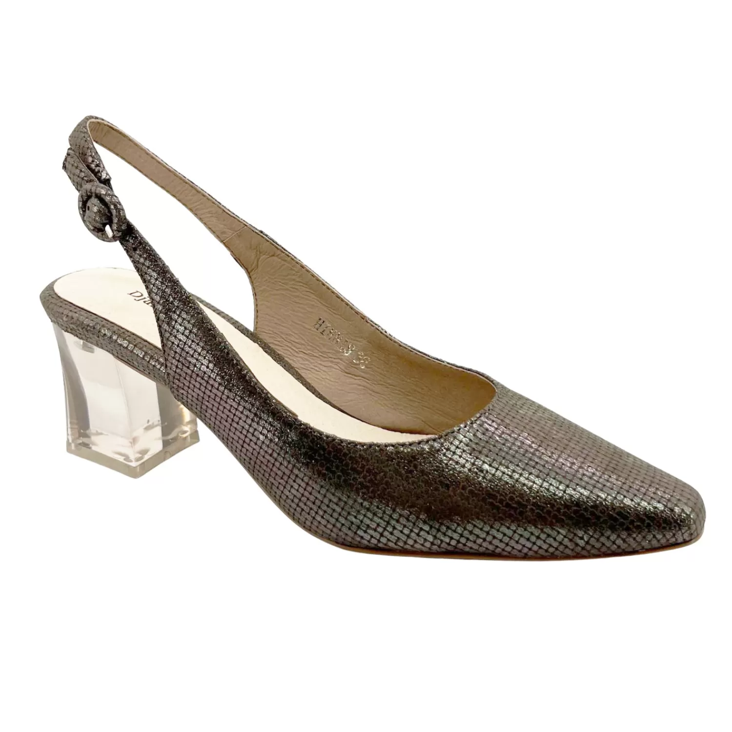 Django & Juliette Wedding Shoes | Heels*Hinnis Heel | Pewter | DJ3