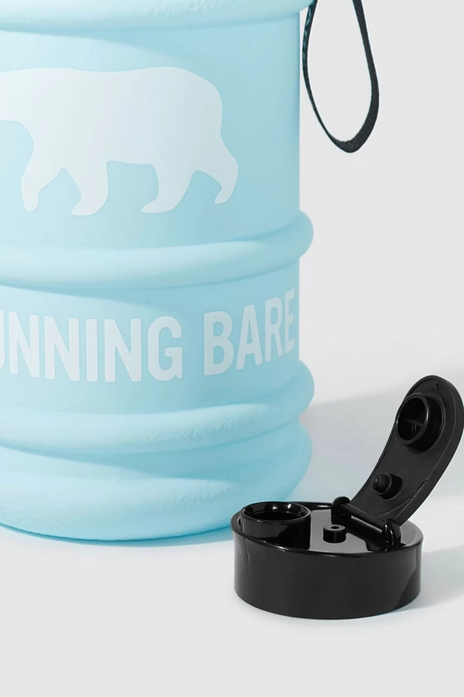Running Bare Activewear*H2O Bear Water Bottle - Sky - RB10