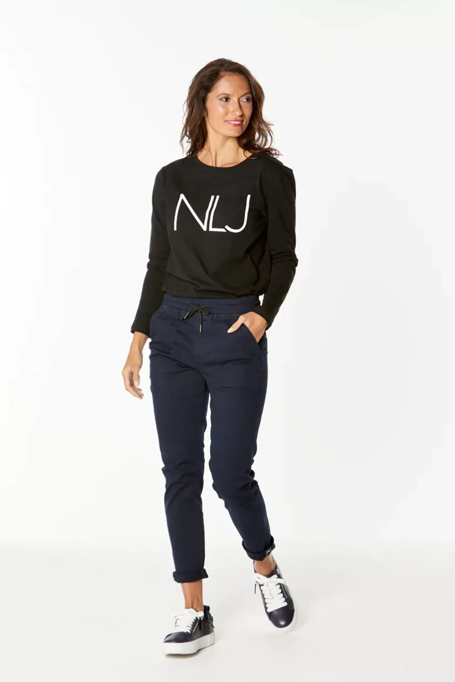 New London Jeans Women's Jeans*Hope Jogger - Navy - NLJ18