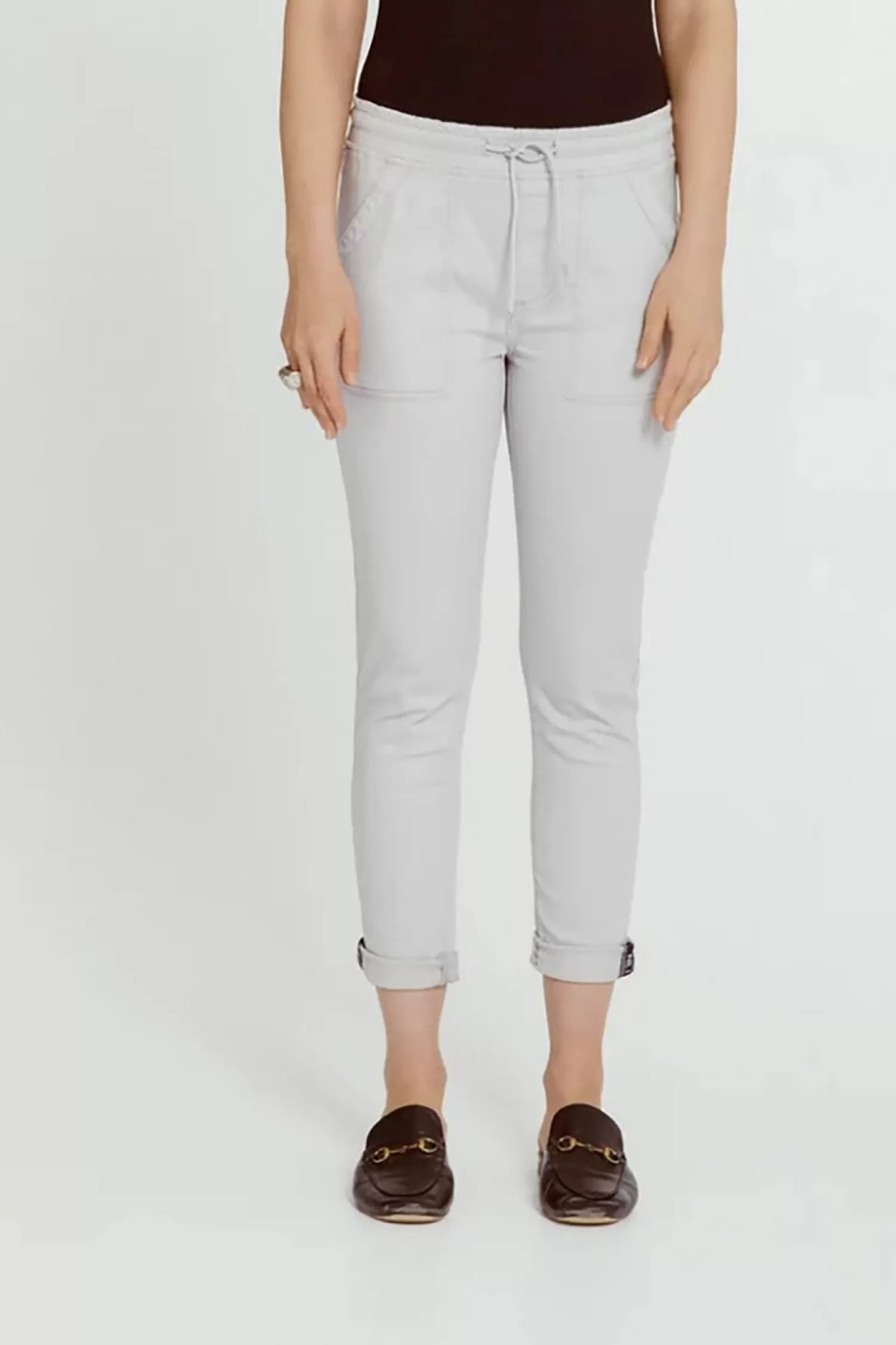 New London Jeans Women's Jeans*Hope Jogger - Silver - NLJ18