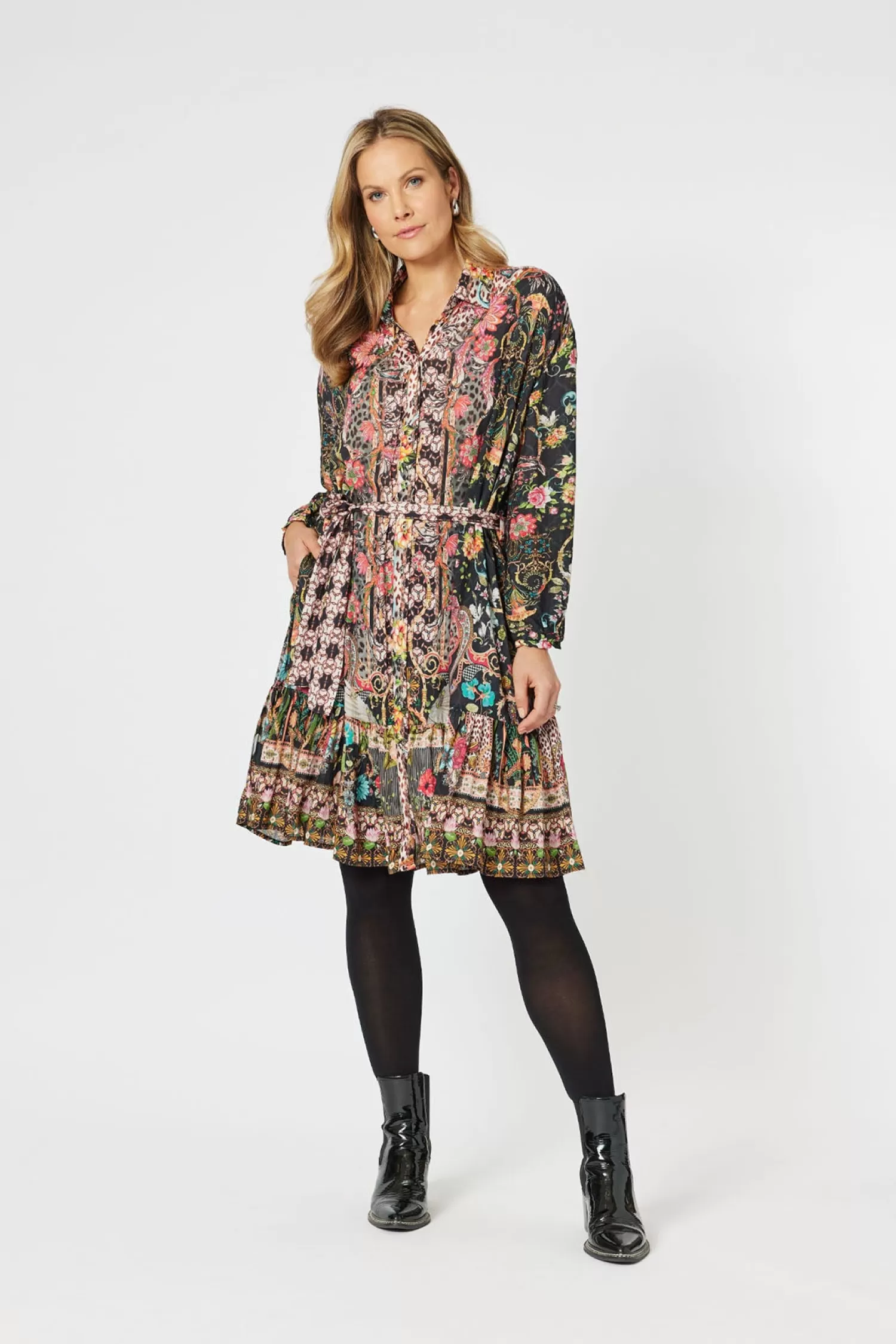 Hammock & Vine Dresses*Jardin Print Dress - Multi - HV34