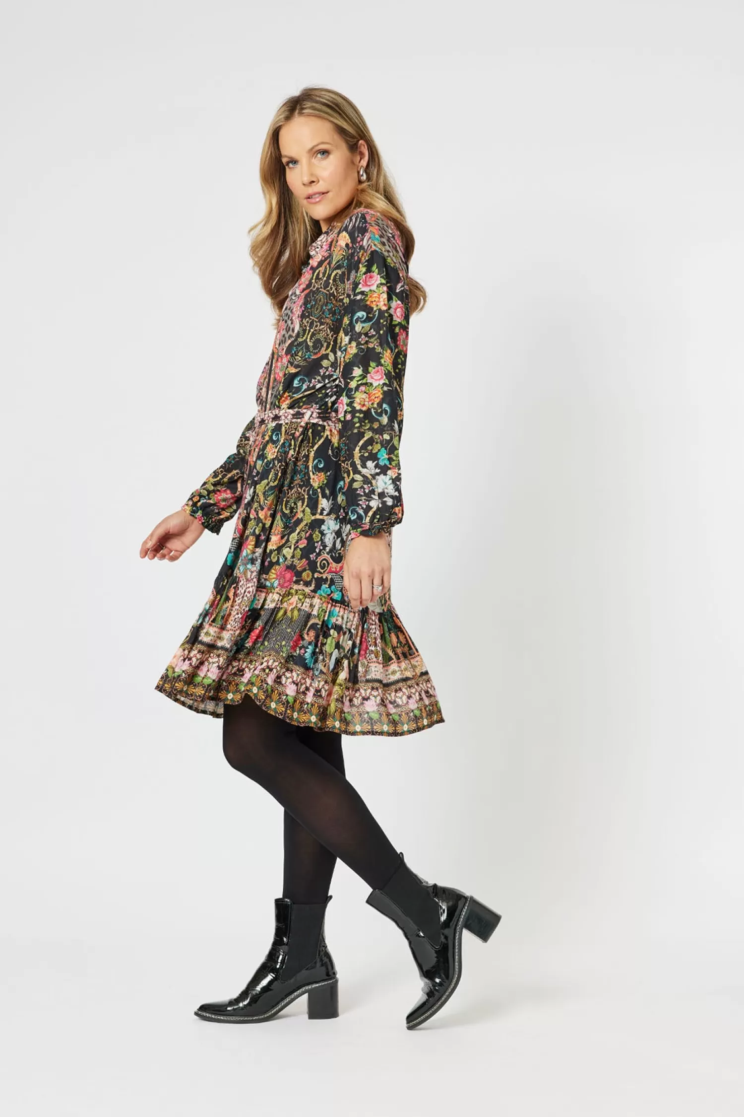Hammock & Vine Dresses*Jardin Print Dress - Multi - HV34