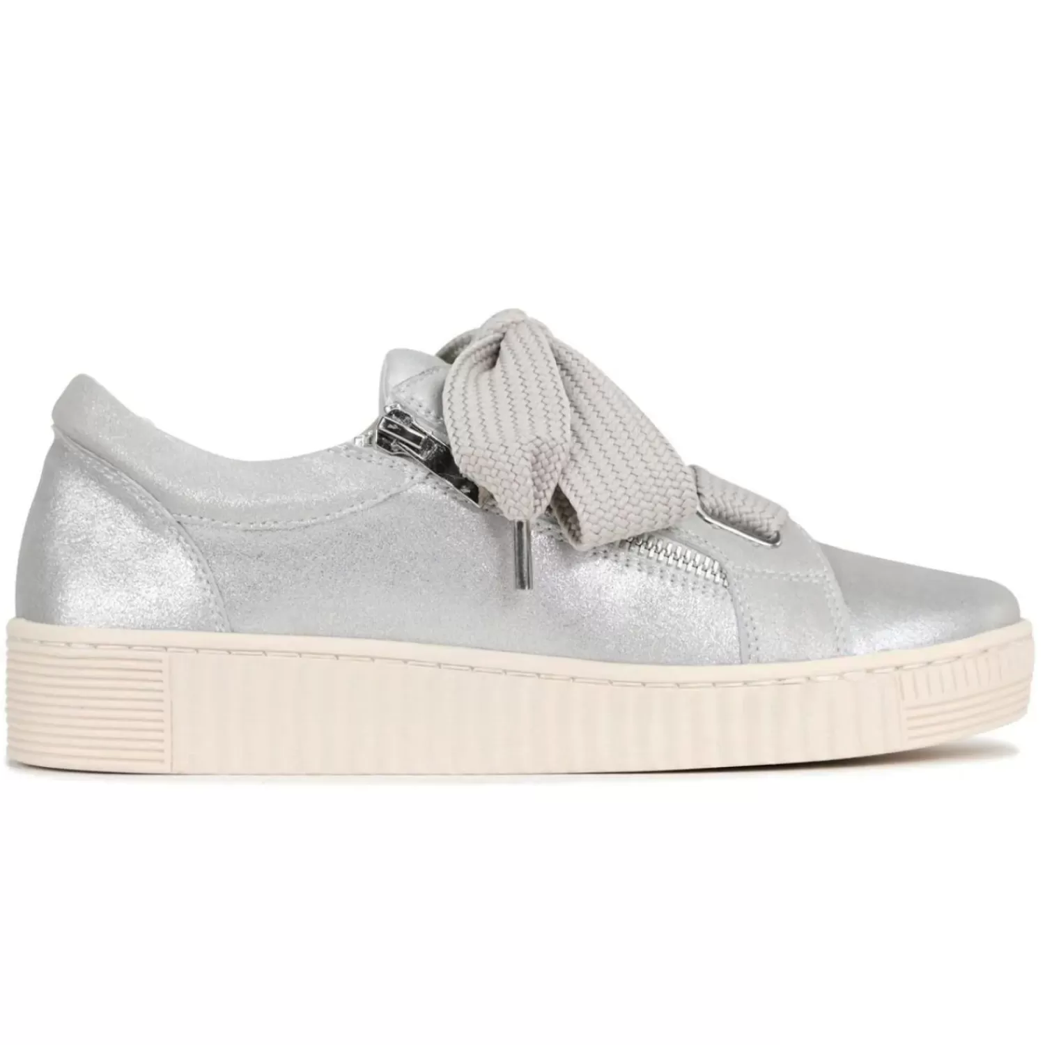 EOS Sneakers*Jovi Leather Sneaker - Silver -ES11