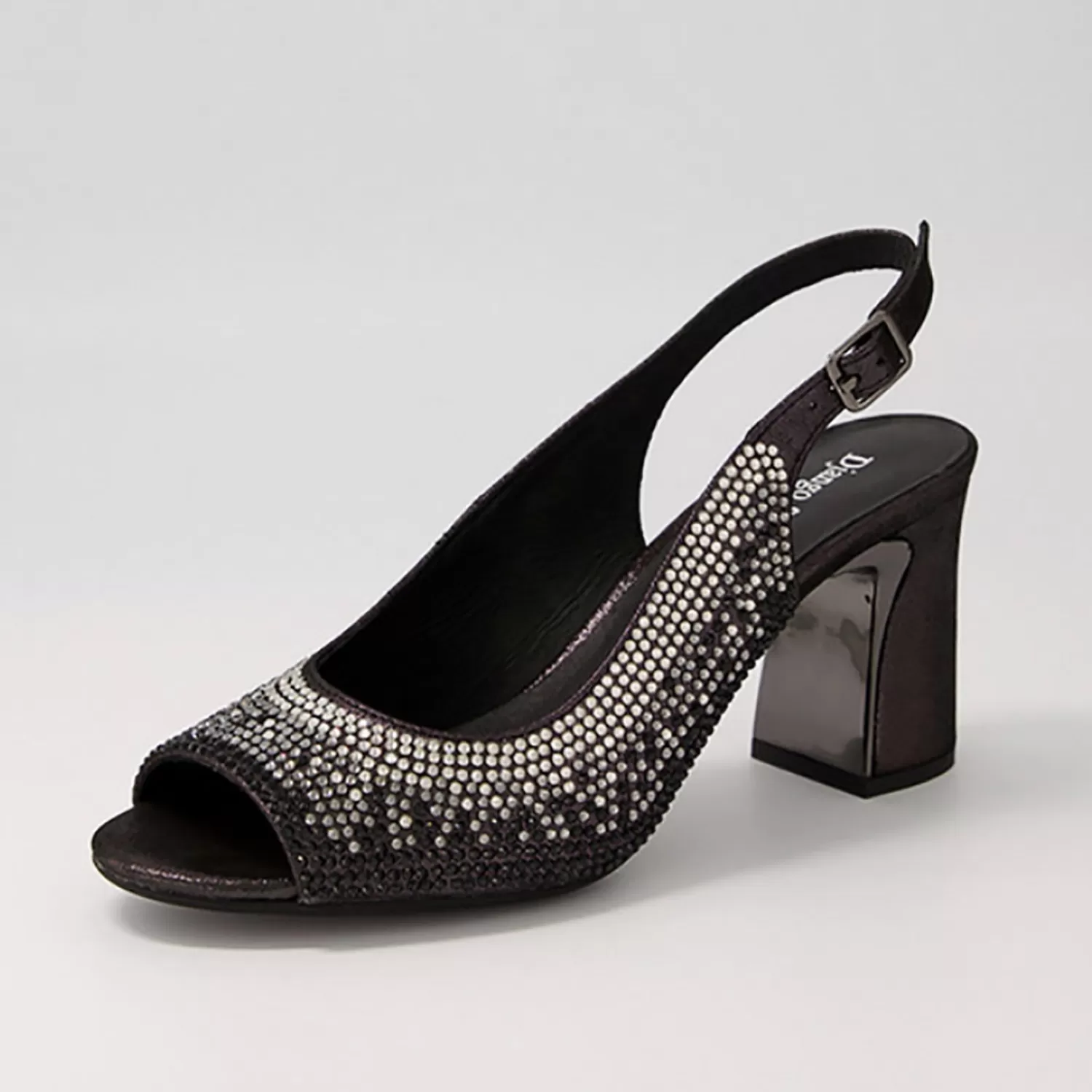 Django & Juliette Wedding Shoes | Heels*Kerry Heel - Black Shimmer - DJ6