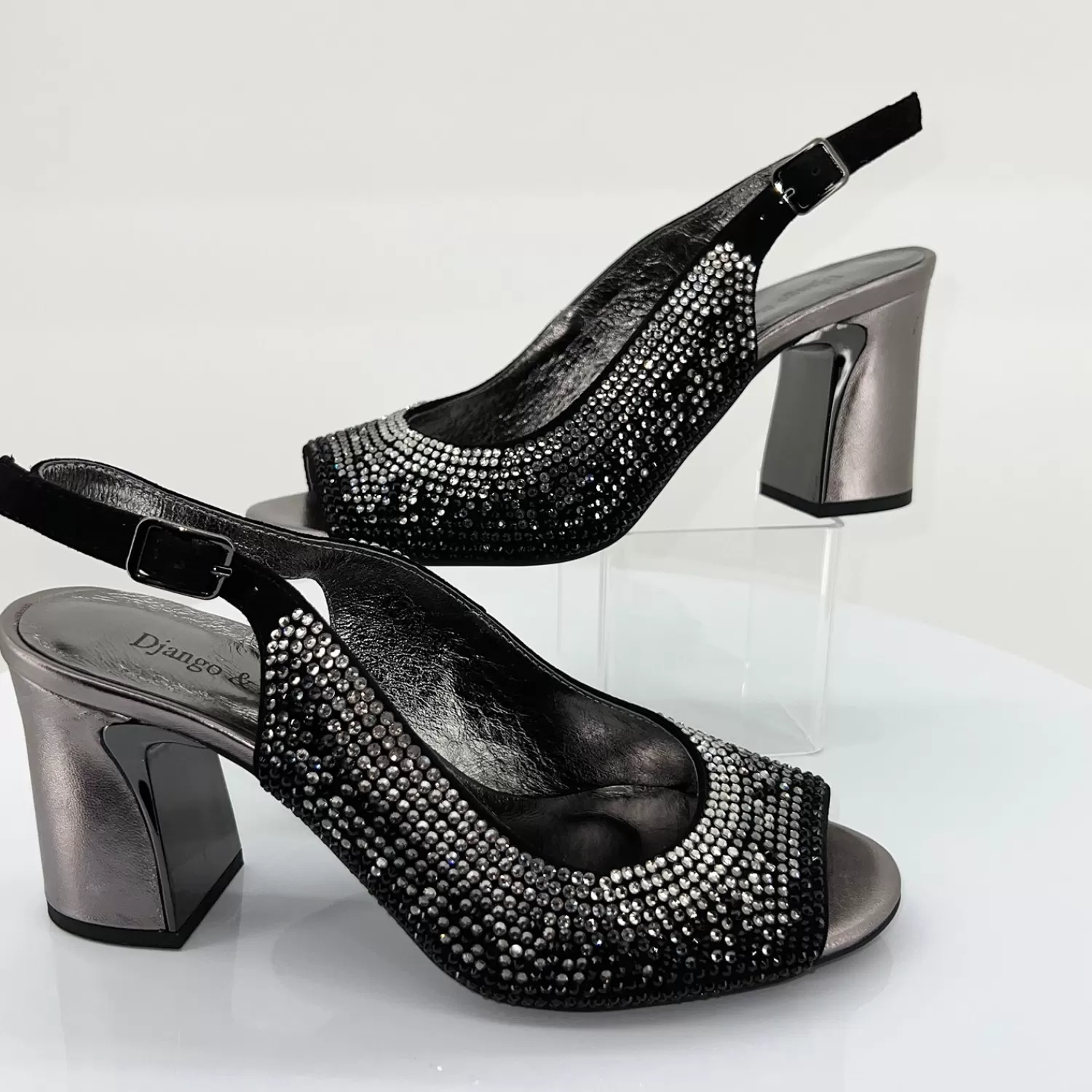 Django & Juliette Heels*Kerry Heel - New Black - DJ6