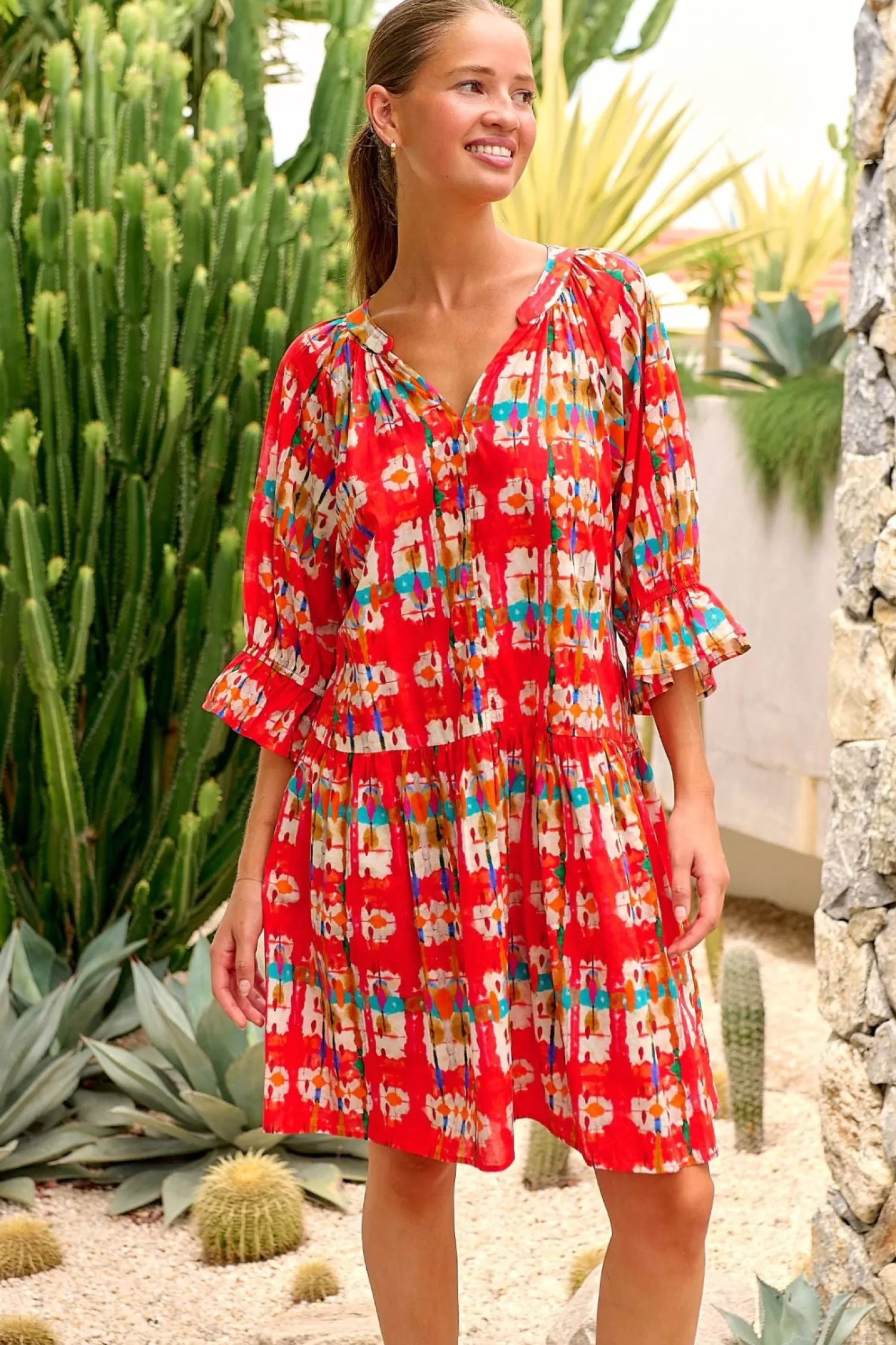 Namastai Dresses*Kitty Cotton Dress - Tutti Frutti - N20