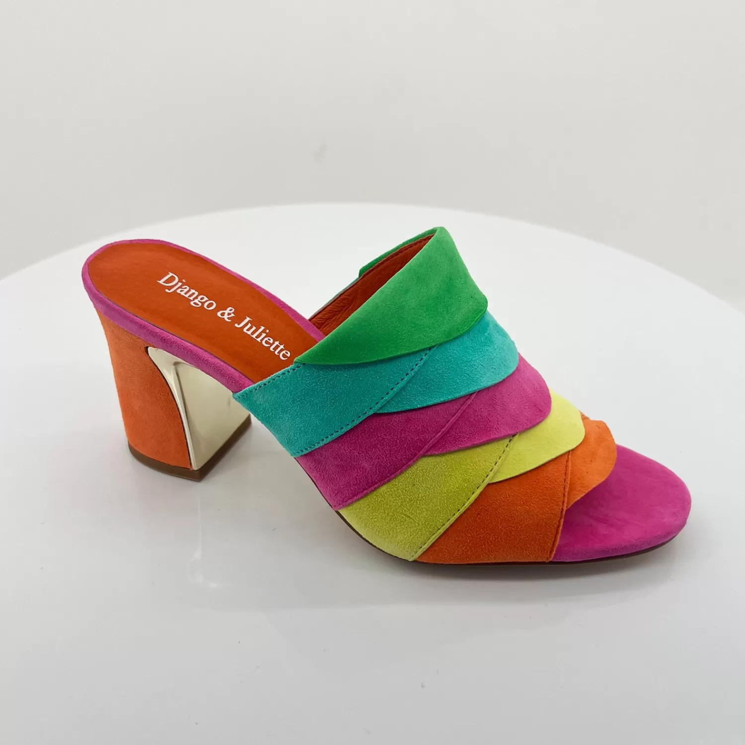 Django & Juliette Heels*Kolours Heel - Lipstick - DJ4