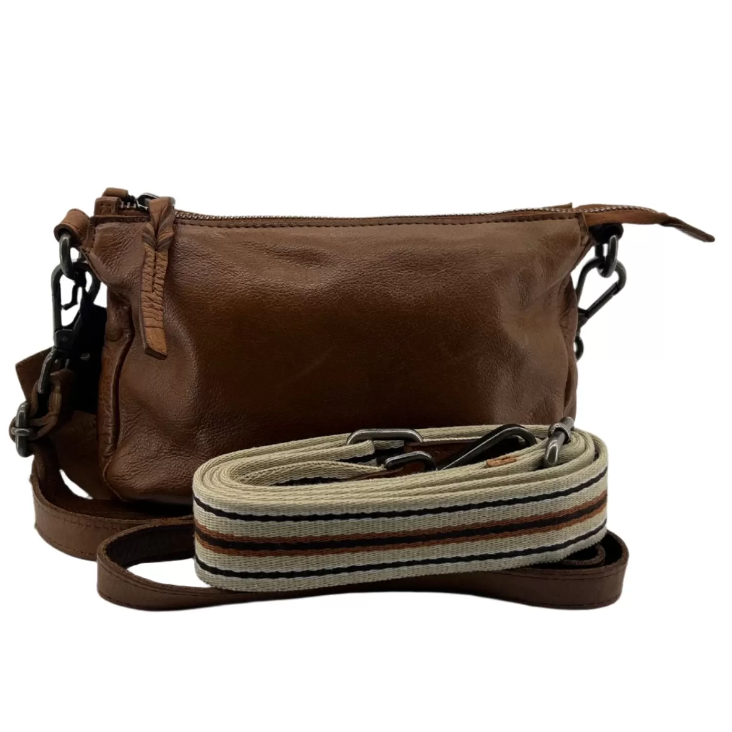 Modapelle Handbags*Lara Crossbody Bag - Tan -ML13