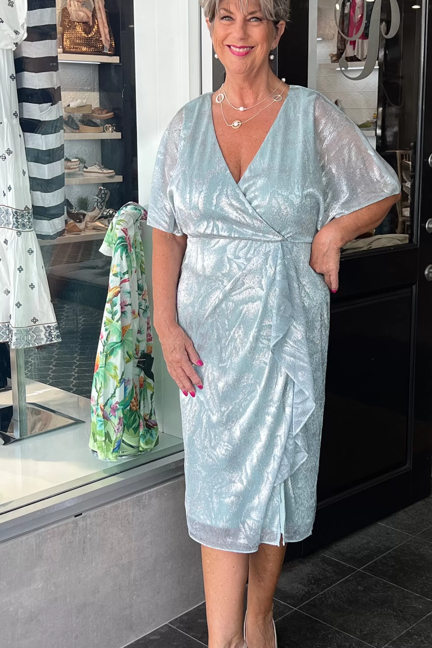 Zaliea Weddings & Events*Leanna Dress - Mist - Z12