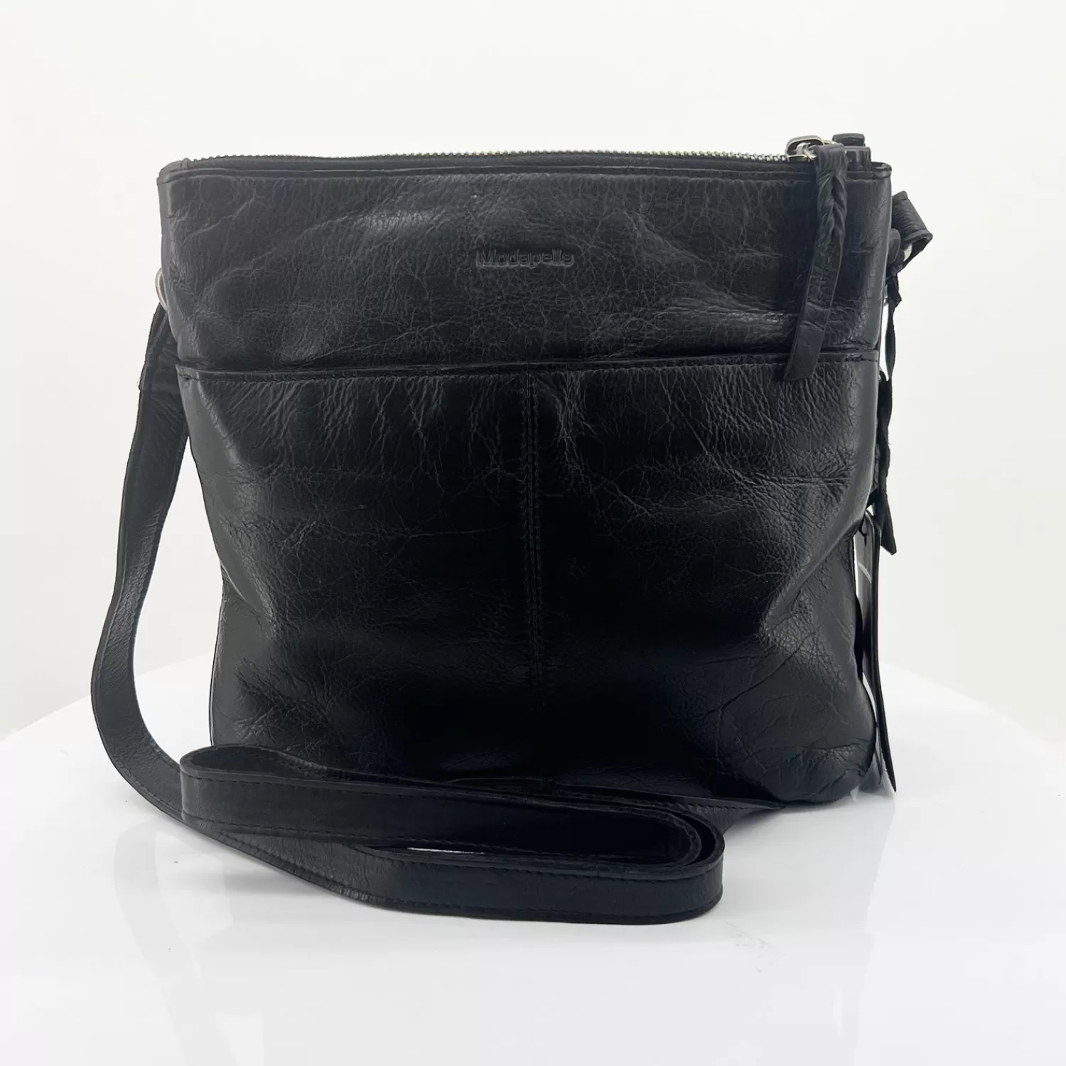 Modapelle Handbags*Leonie Leather Cross Bag - Black - ML23