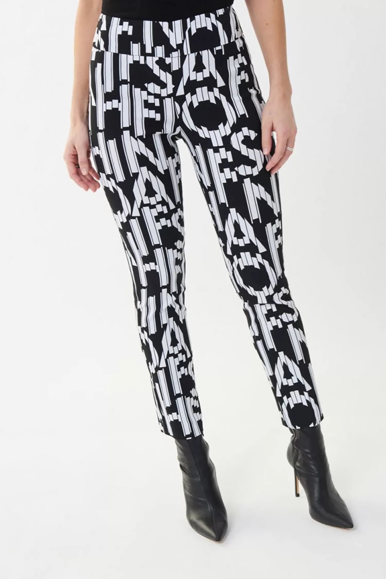 Joseph Ribkoff Ladies Pants*Lettering Print Pant | JR139