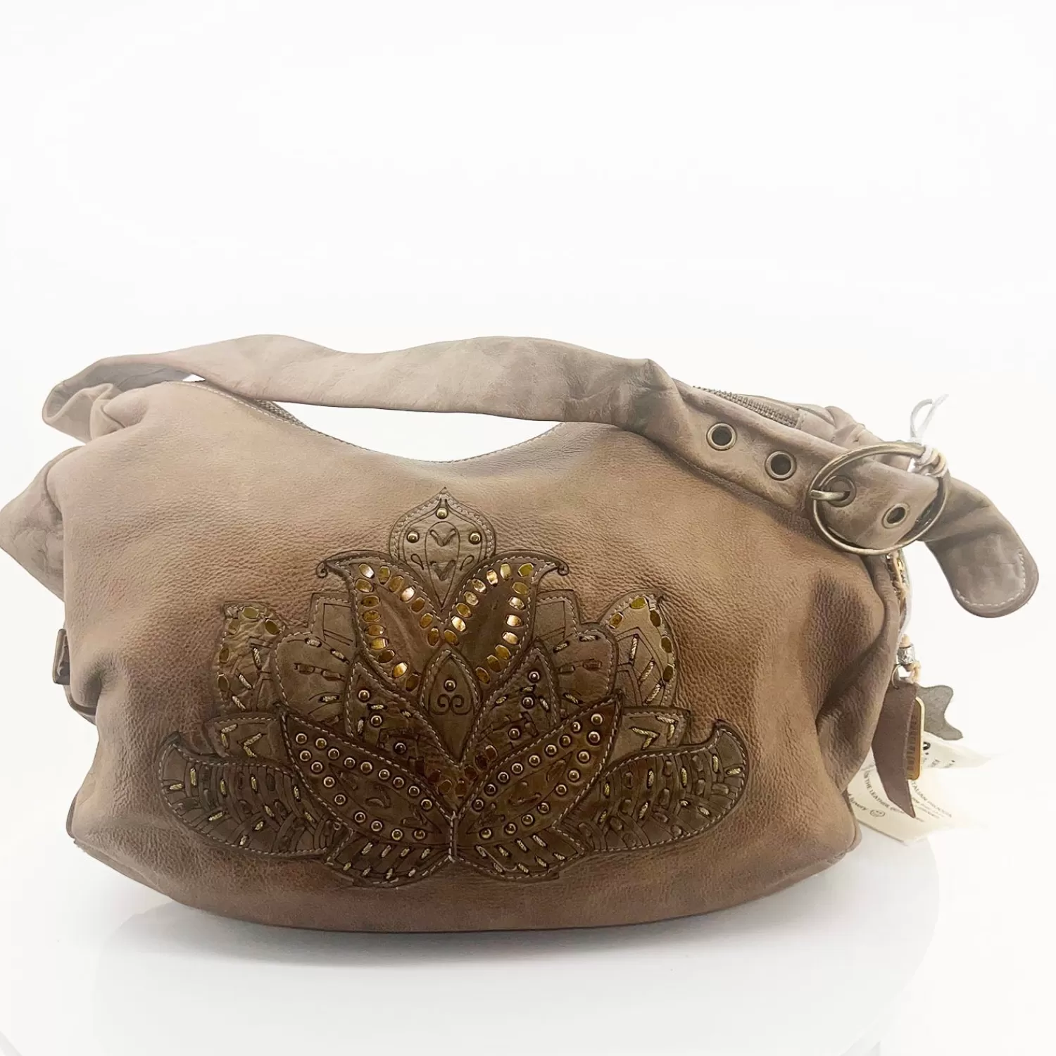 Art N Vintage Handbags*Lotus Hobo Bag - Taupe - AV7