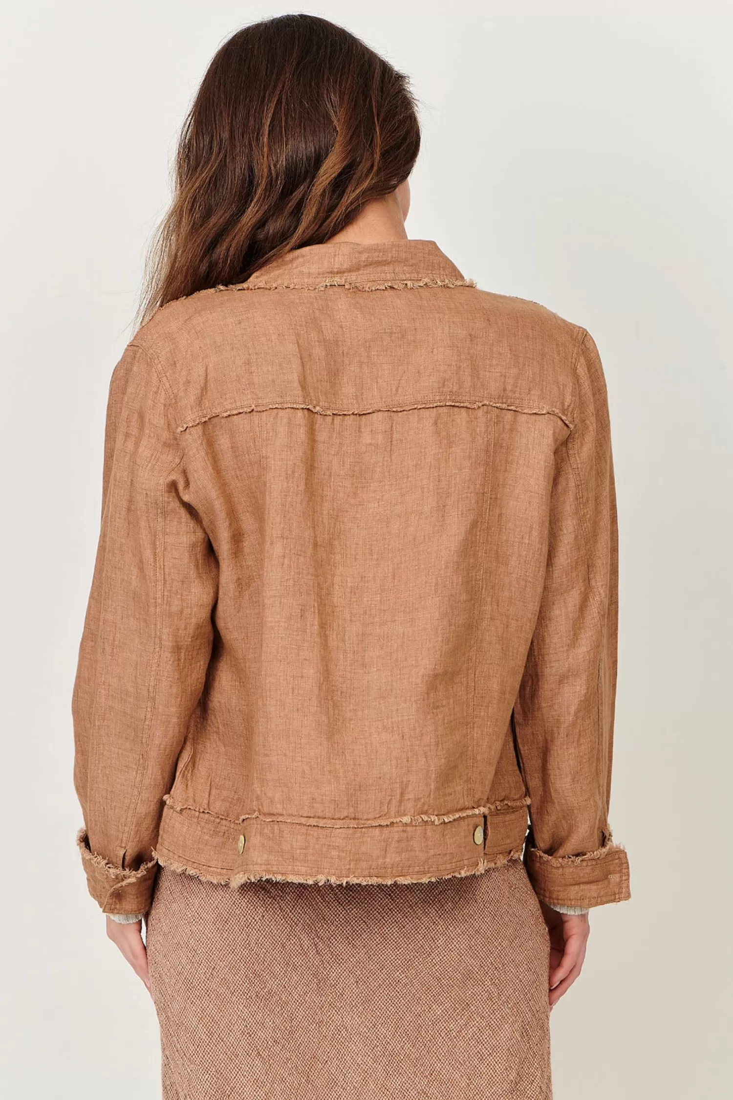 Naturals By O & J Coats & Jackets*Lucy Jacket - Chai - OJ8