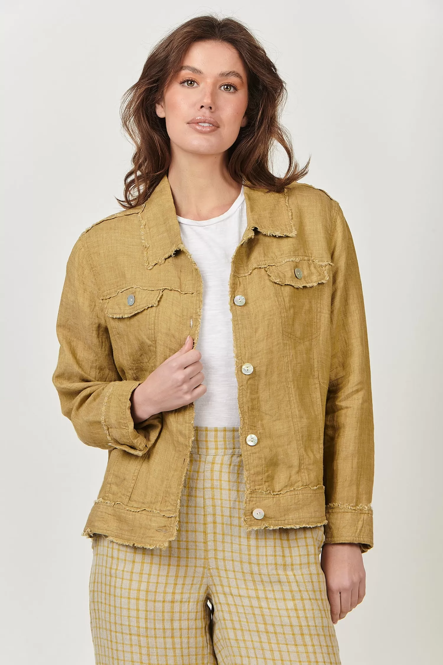 Naturals By O & J Coats & Jackets*Lucy Jacket - Peridot - OJ8