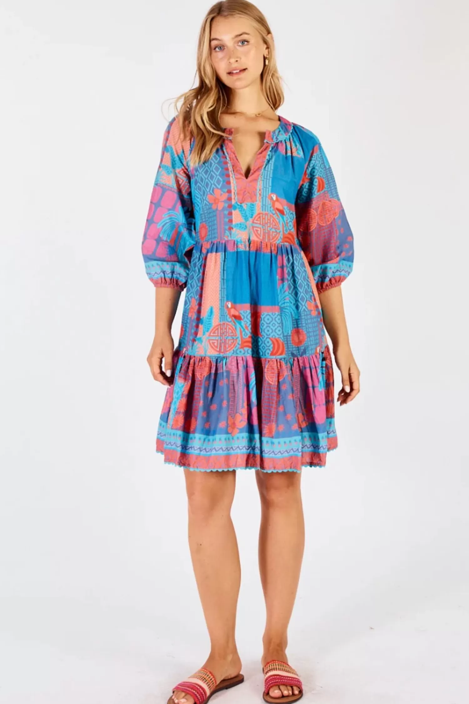 Lula Life Dresses*Luna Dress - Lagoon - LL10